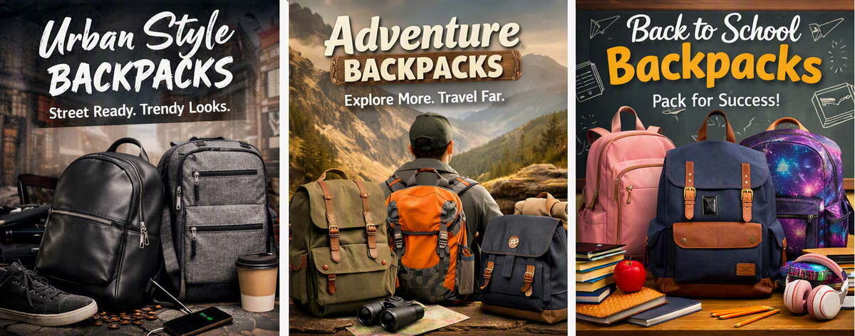 Back Packs for different occasions