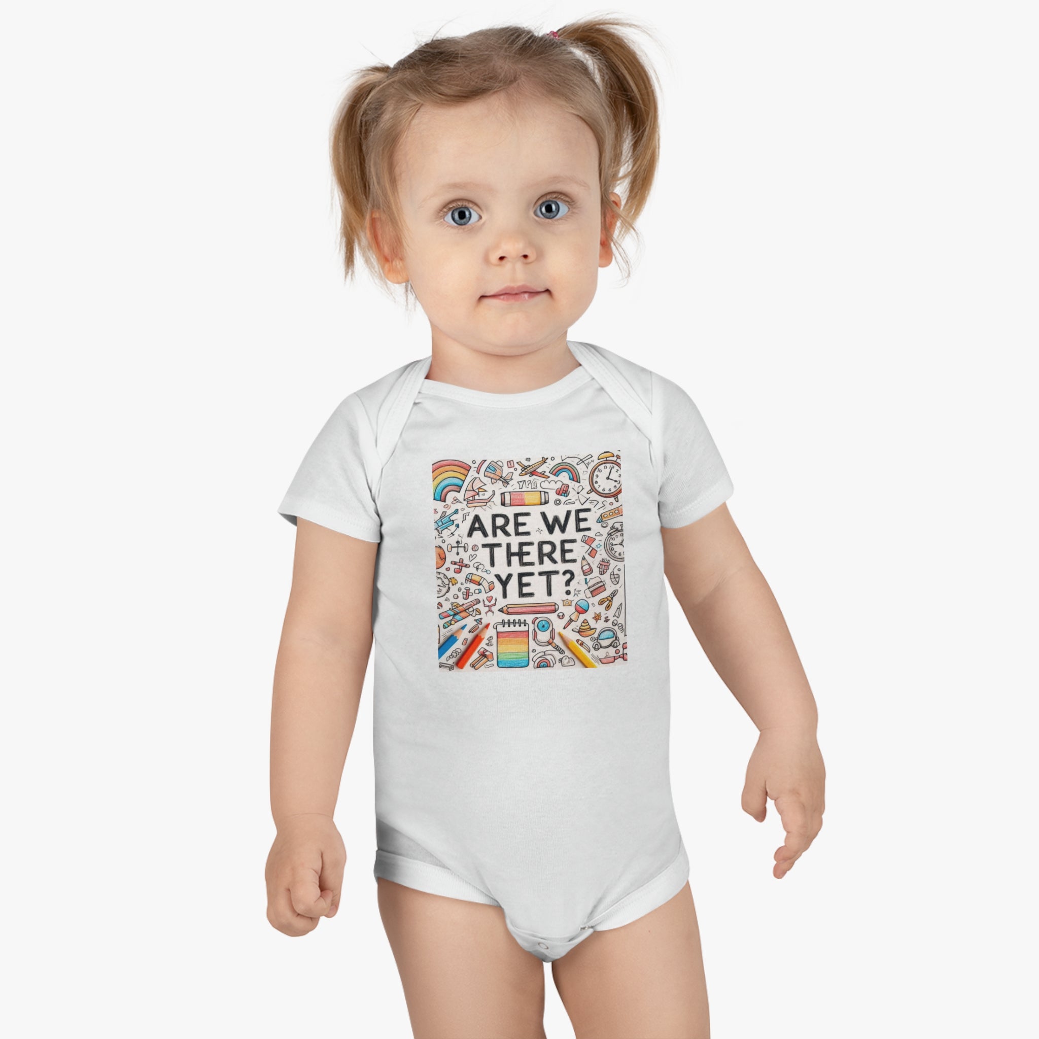 “Are We There Yet?” Baby Short Sleeve Onesie®