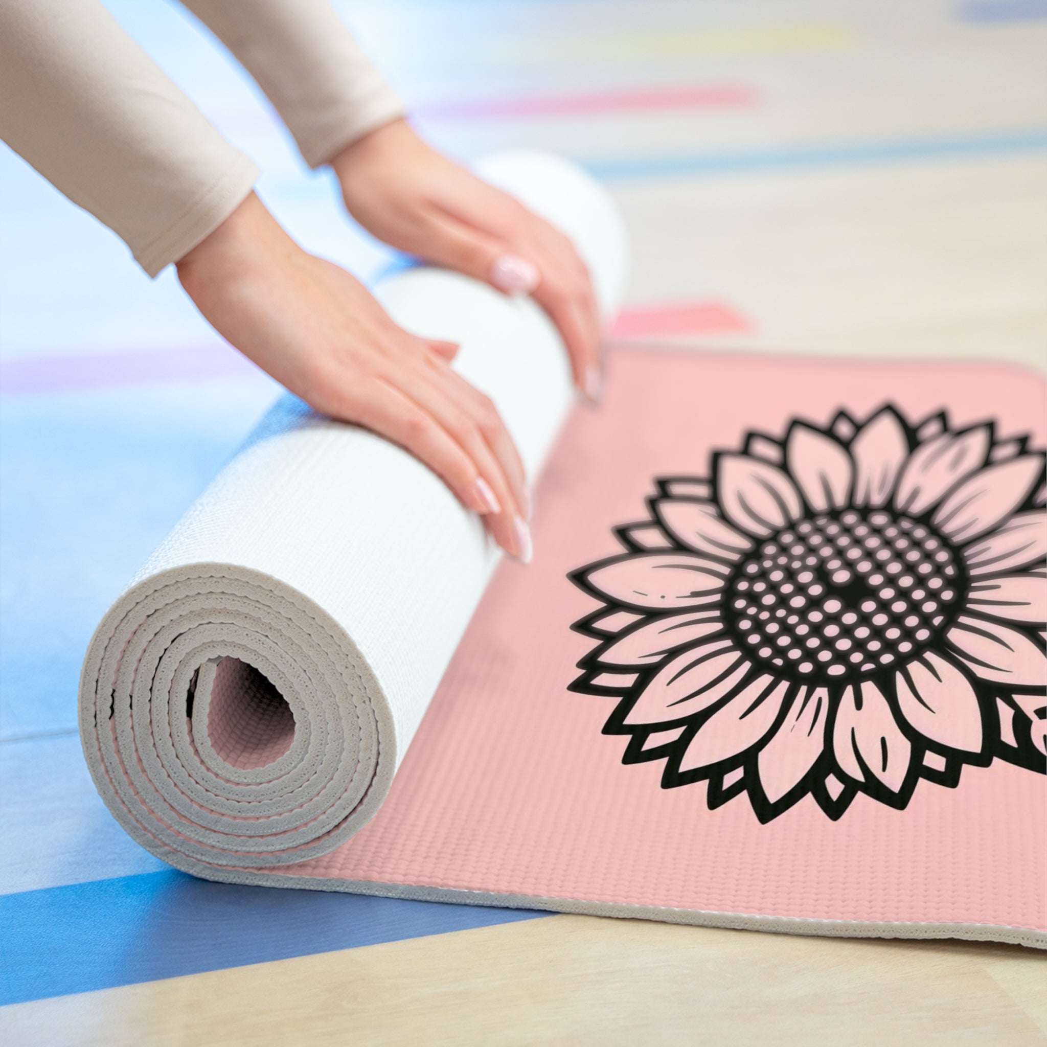 Foam Daisy Yoga Mat