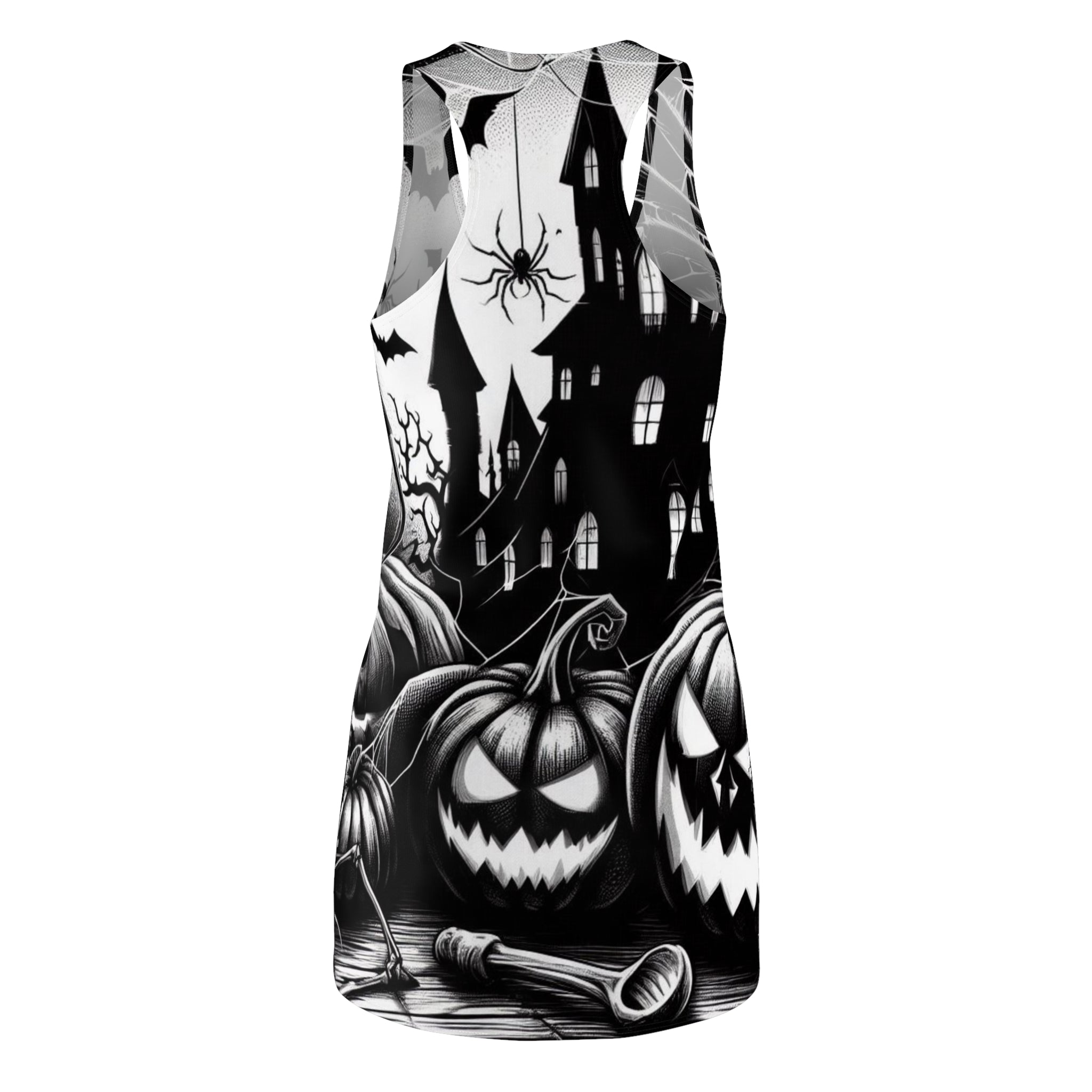 Women's Cut & Sew Racerback Dress (AOP)