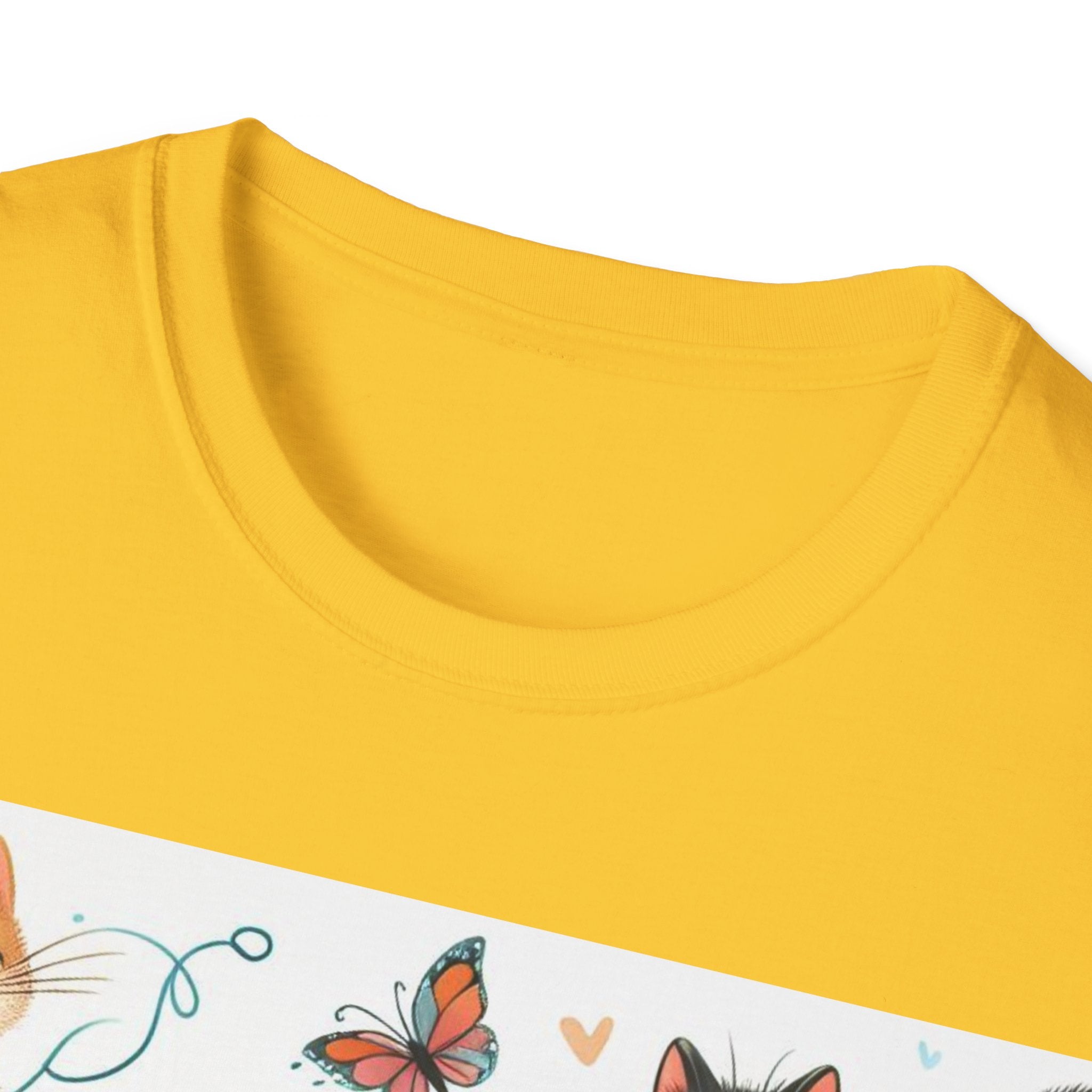 Purr-fect Comfort for Cat Lovers: Unisex Soft-Style T-Shirt