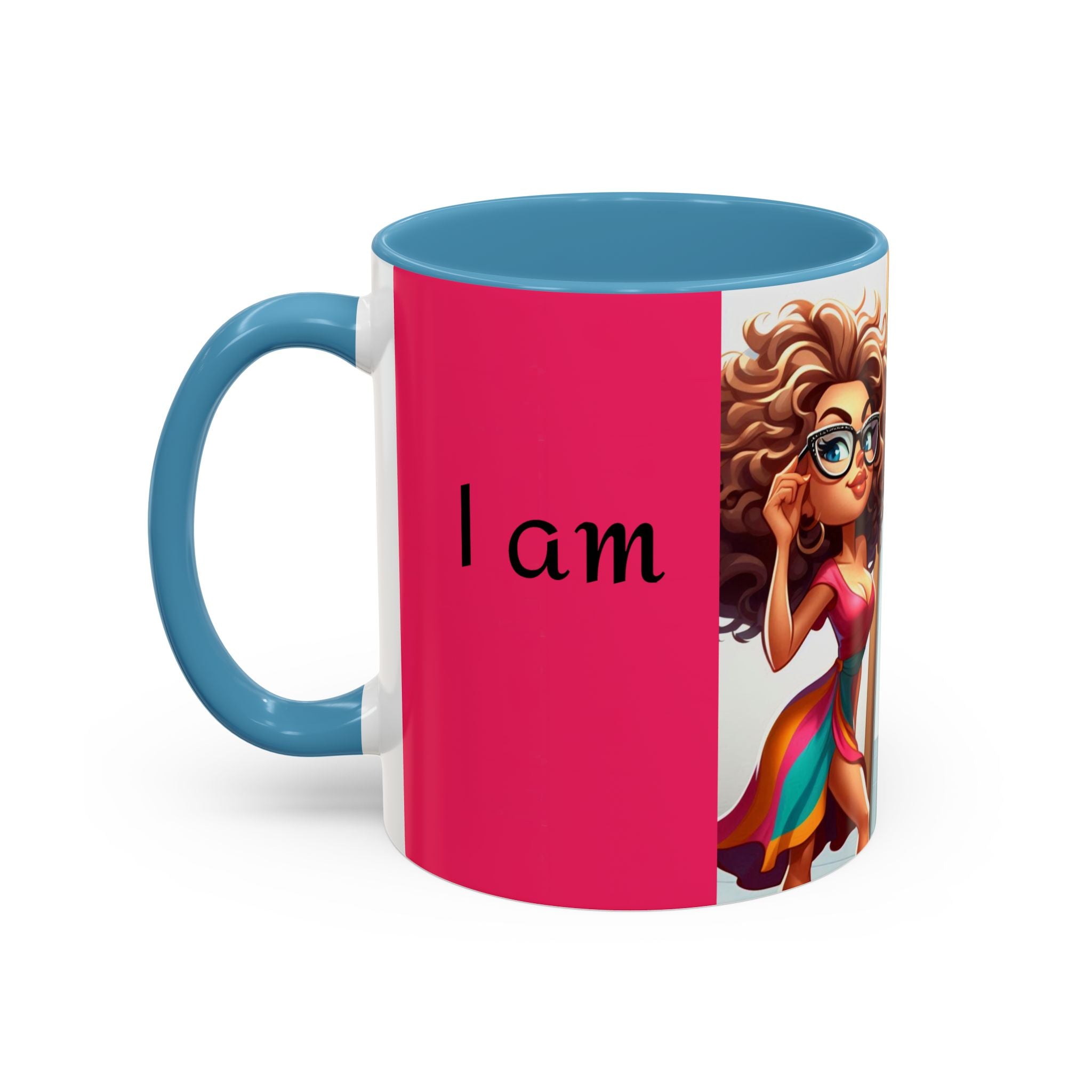 "I Am Beautiful" Accent Coffee Mug (11, 15oz)