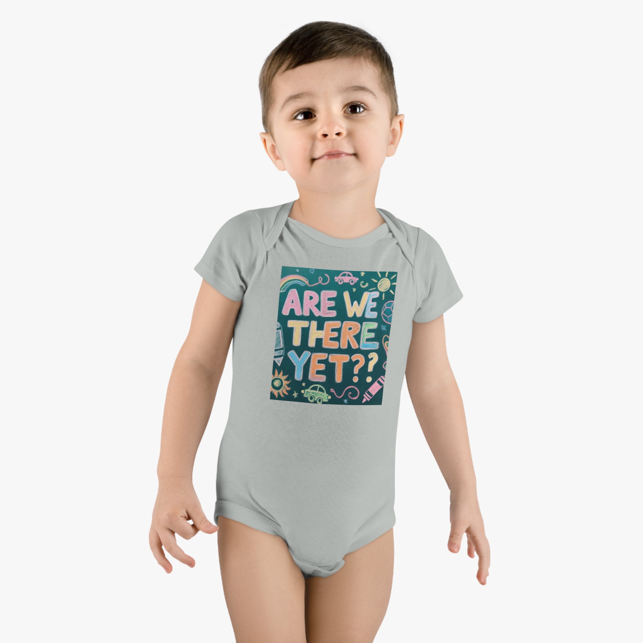 “Are We There Yet?” Baby Short Sleeve Onesie®