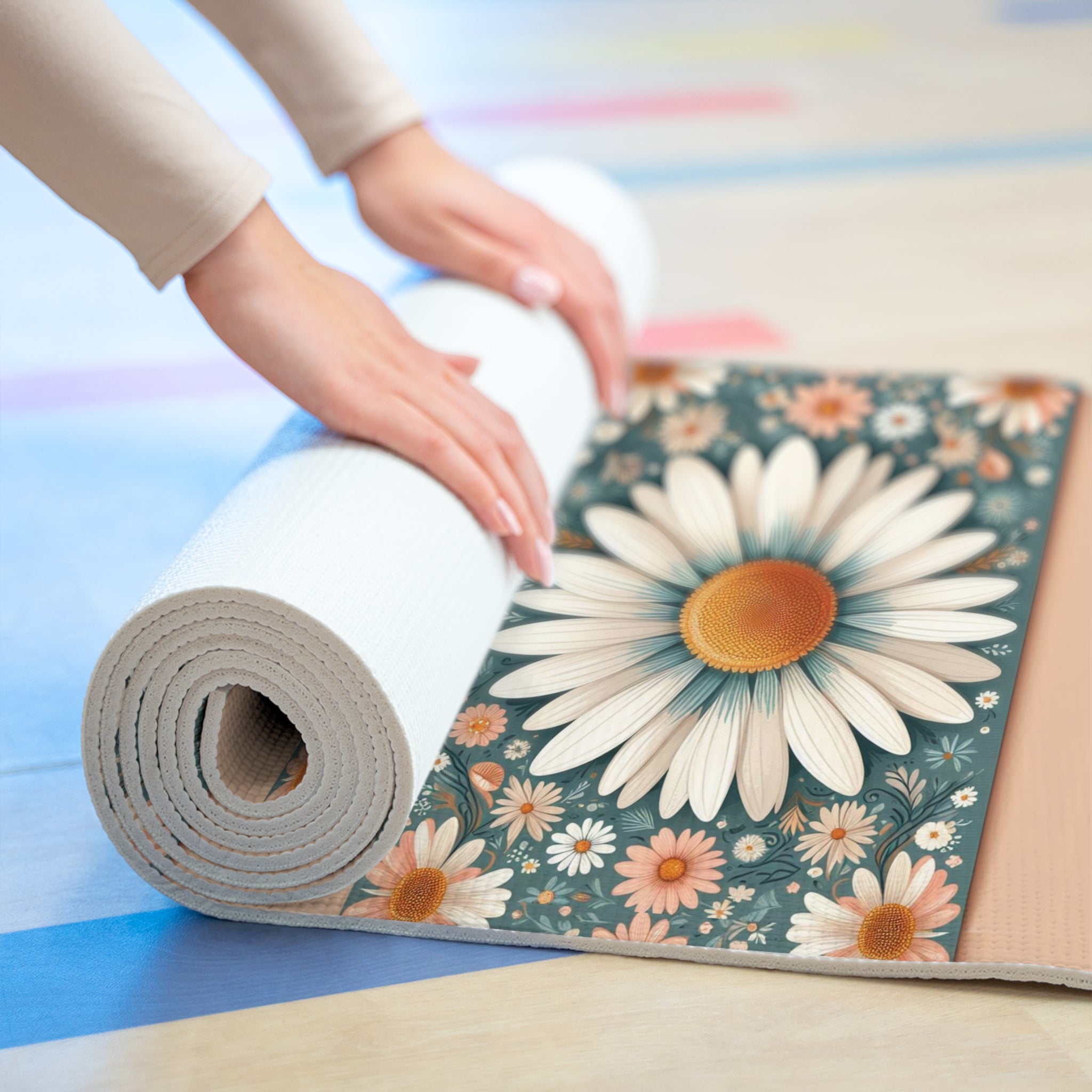 Sun Daisy Foam Yoga Mat