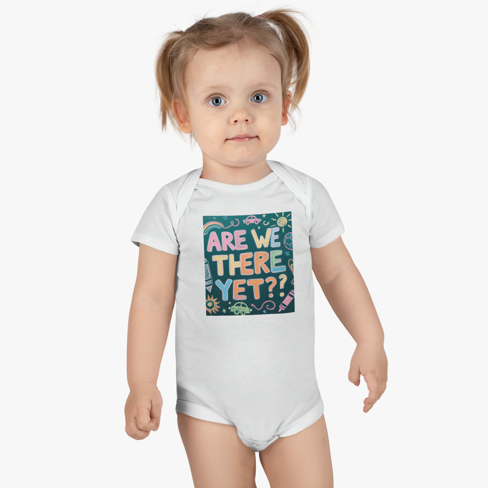 “Are We There Yet?” Baby Short Sleeve Onesie®