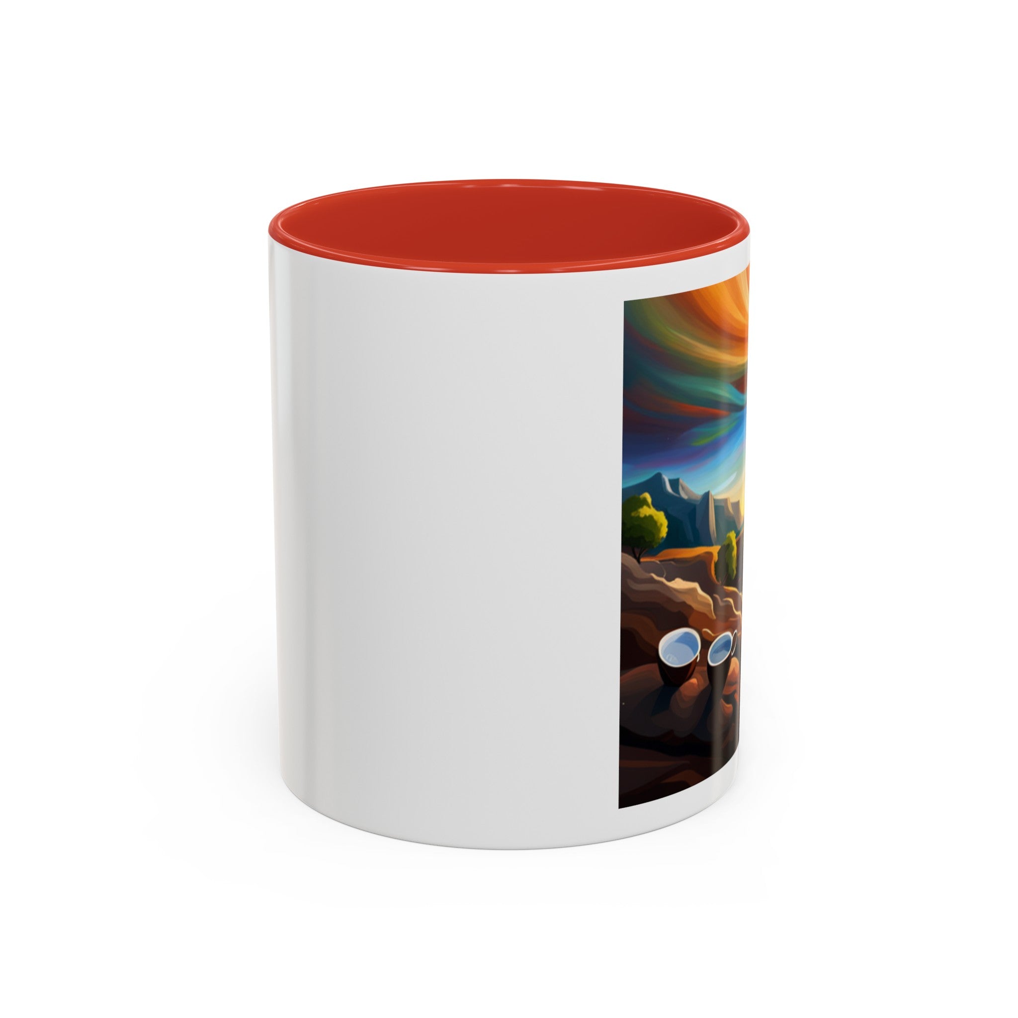 "Earth, Wind, and Fire" Accent Coffee Mug (11, 15oz)