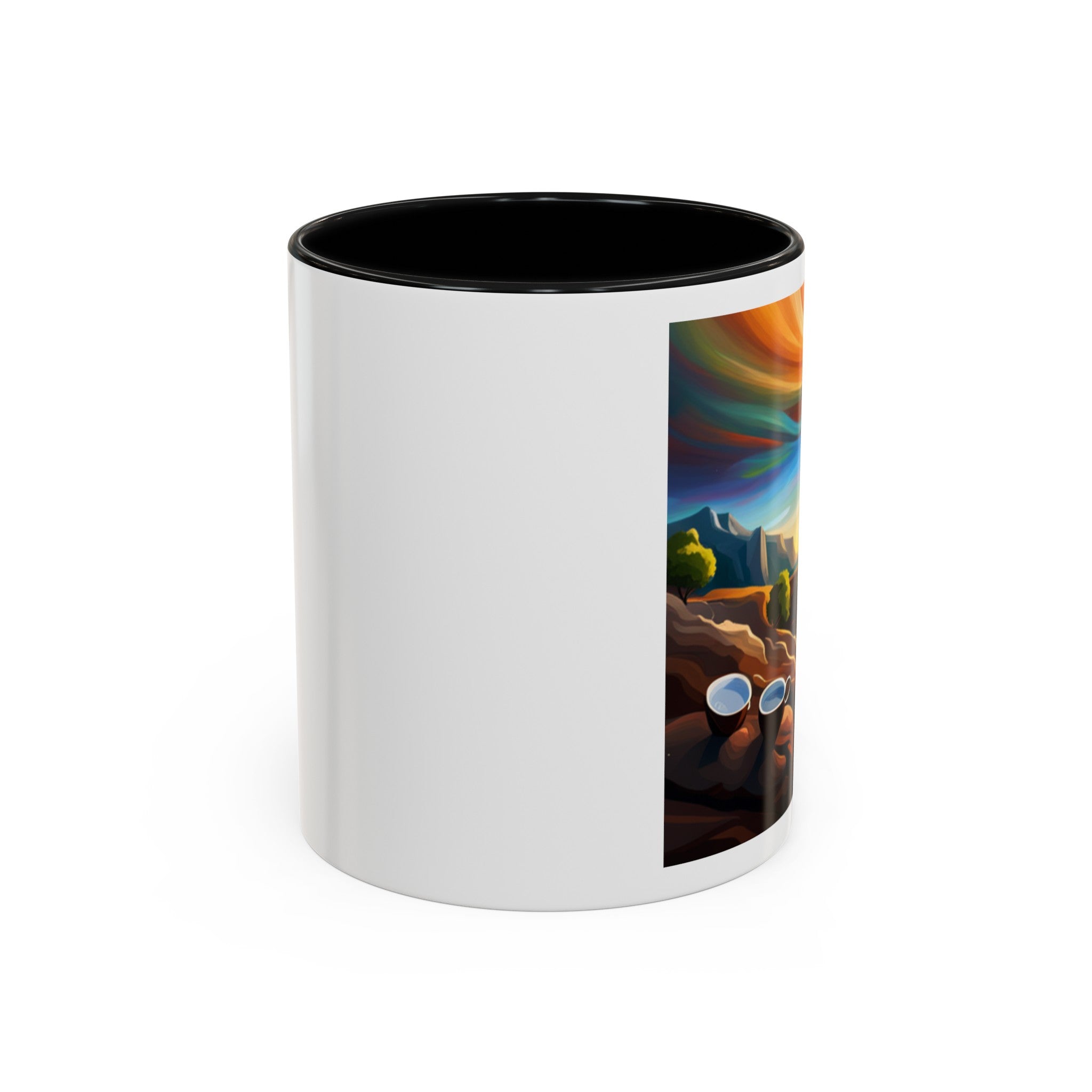 "Earth, Wind, and Fire" Accent Coffee Mug (11, 15oz)