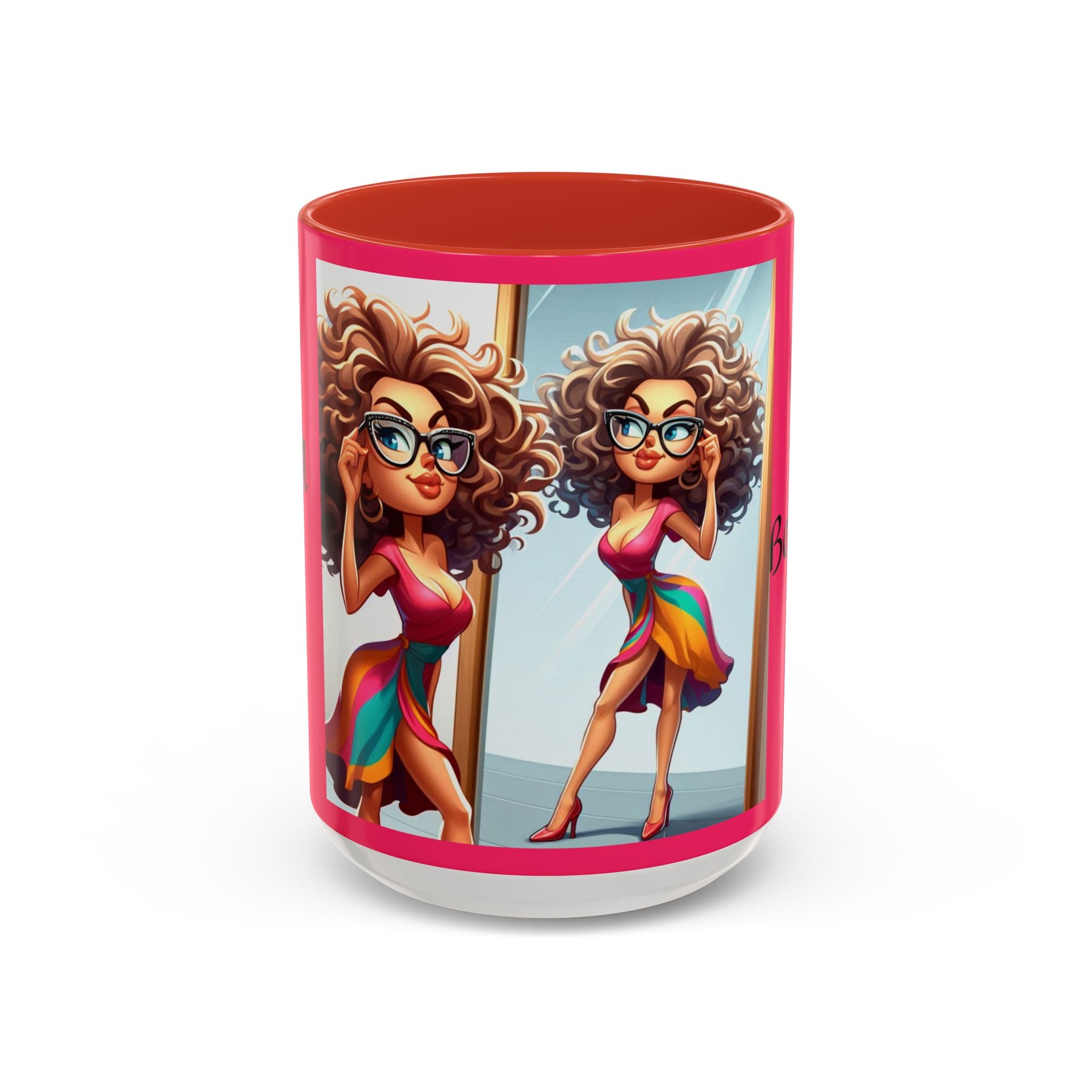 "I Am Beautiful" Accent Coffee Mug (11, 15oz)