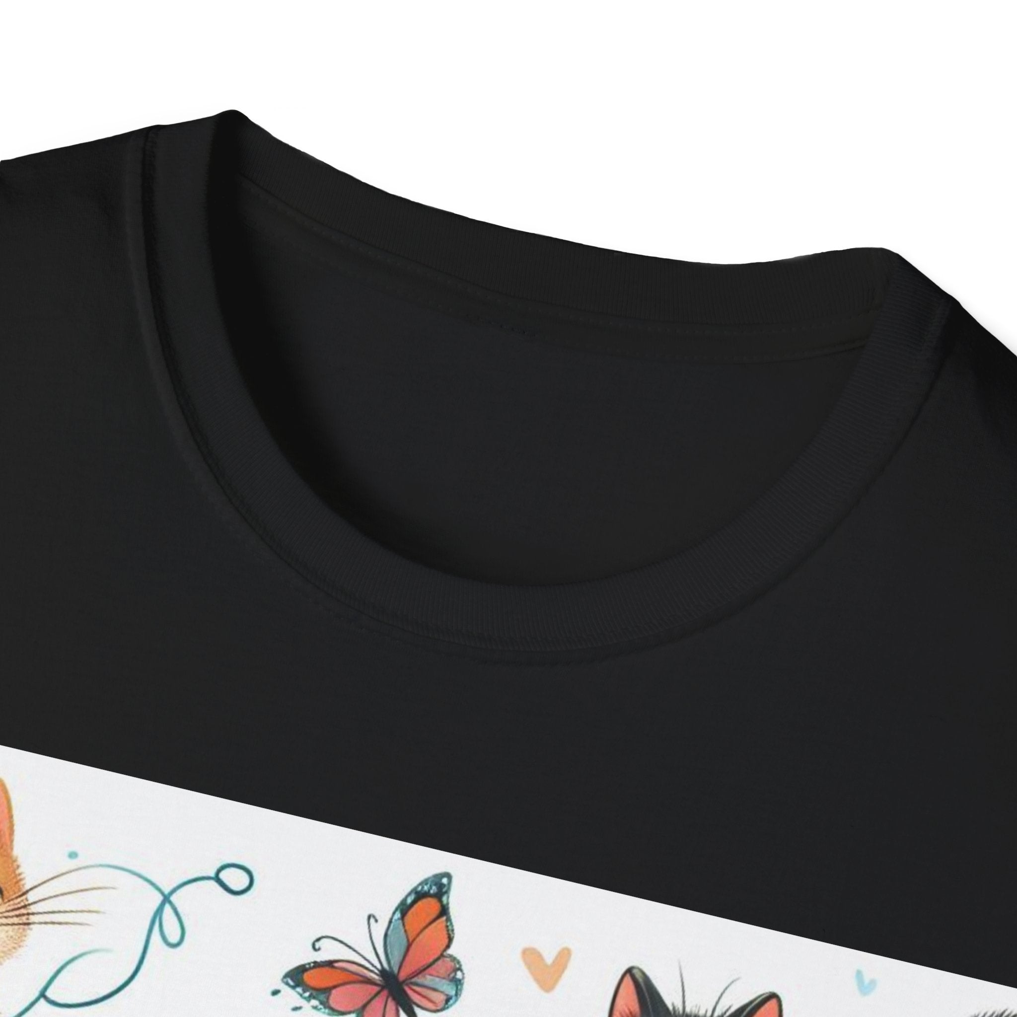 Purr-fect Comfort for Cat Lovers: Unisex Soft-Style T-Shirt