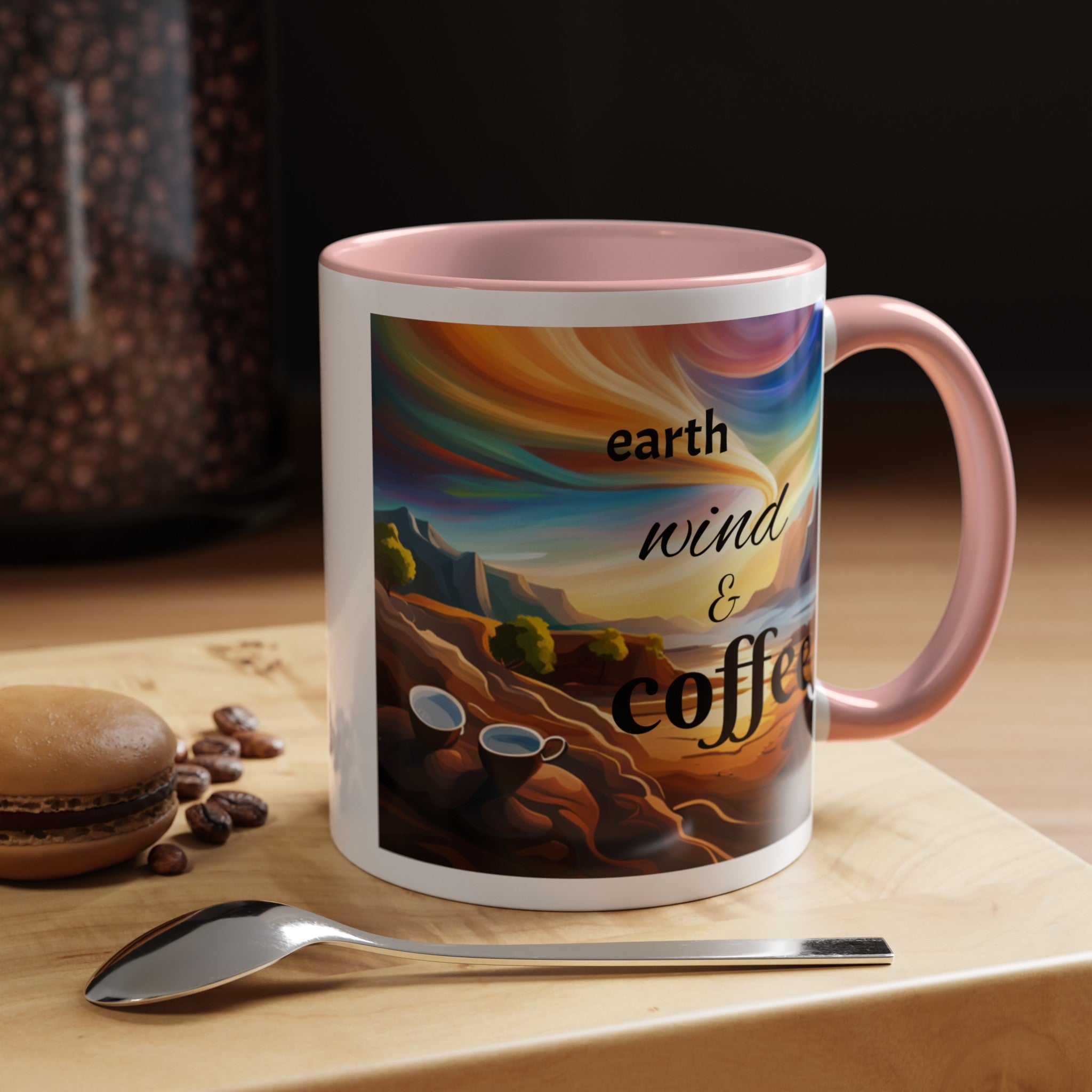 "Earth, Wind, and Fire" Accent Coffee Mug (11, 15oz)