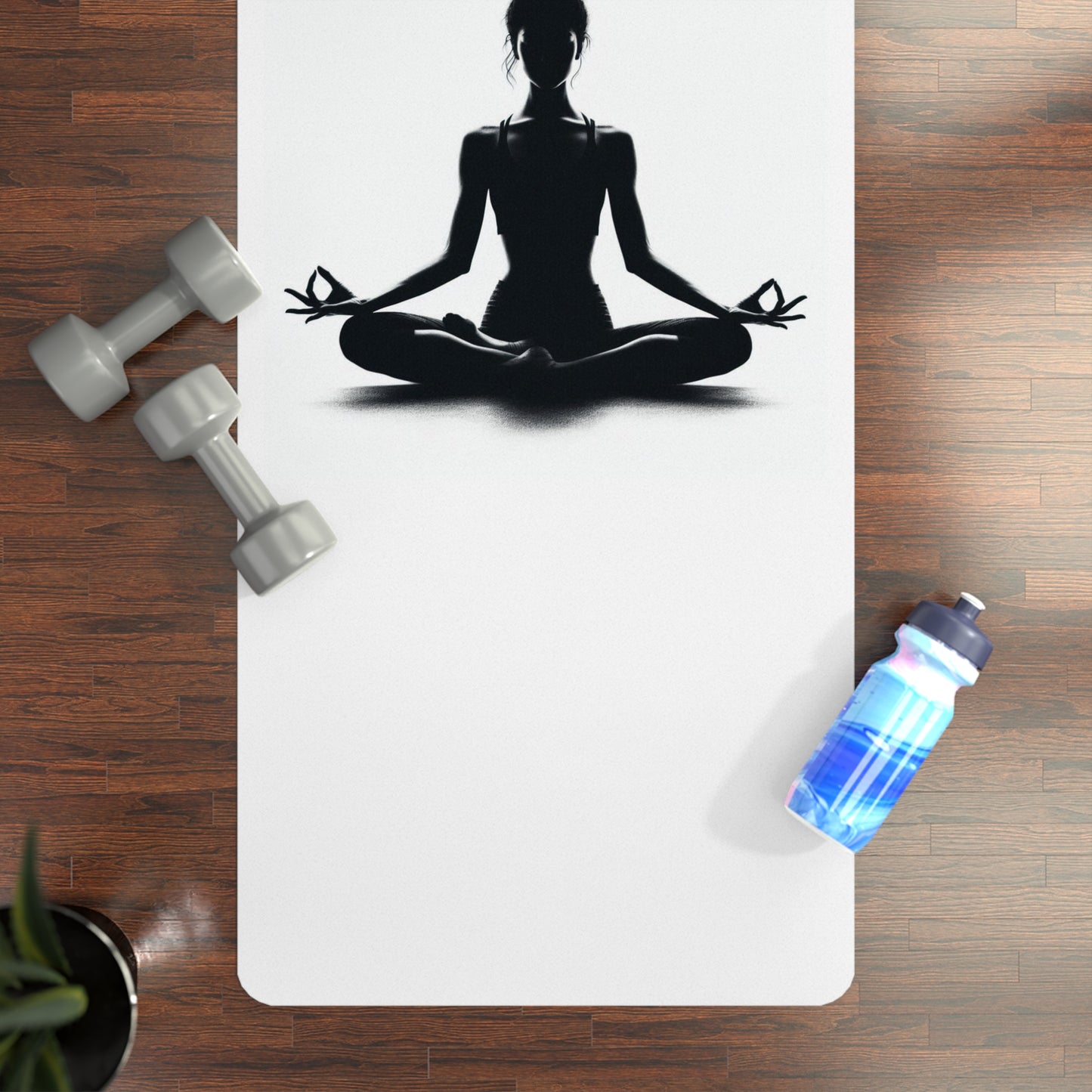 Inspirational quote Rubber Yoga Mat