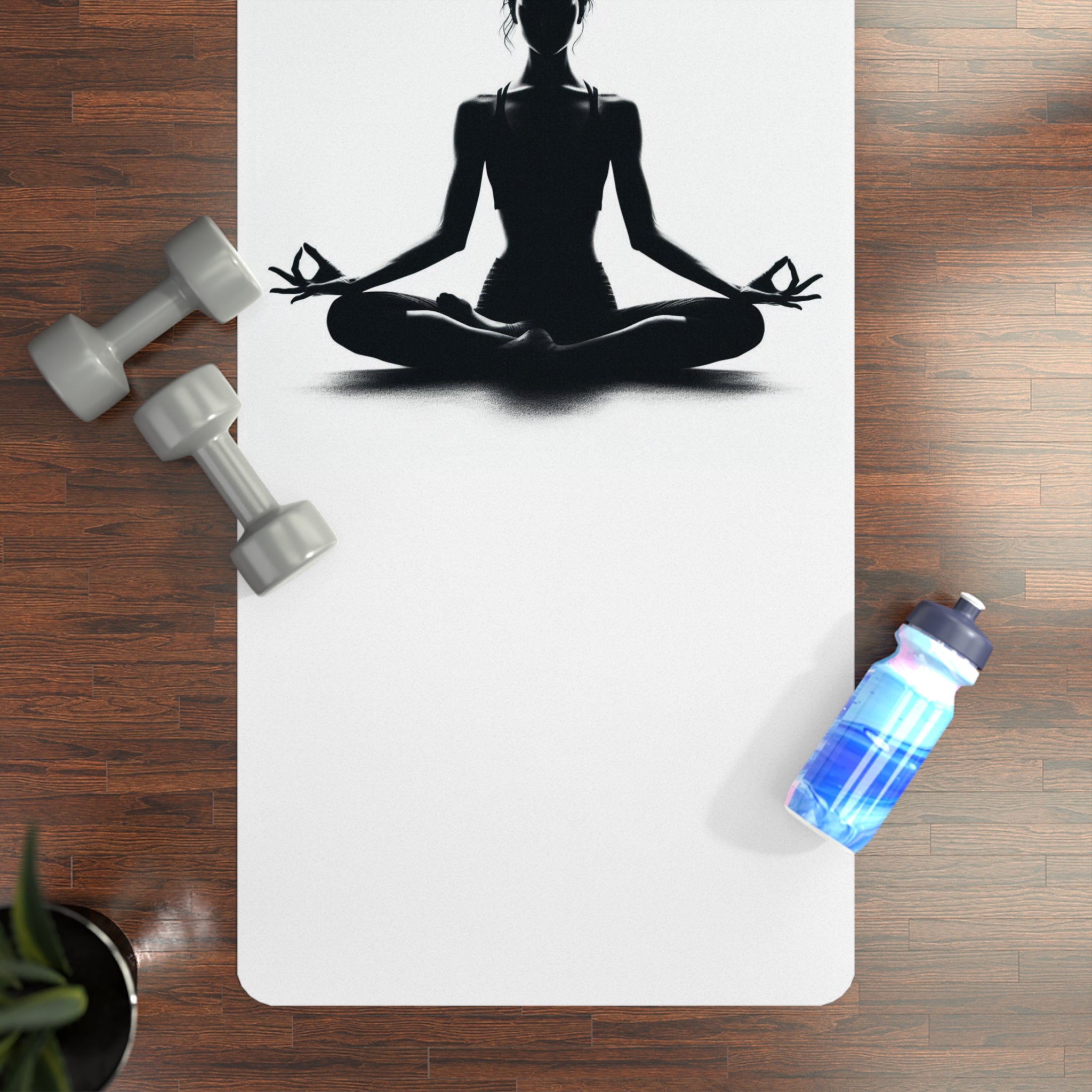 Inspirational quote Rubber Yoga Mat