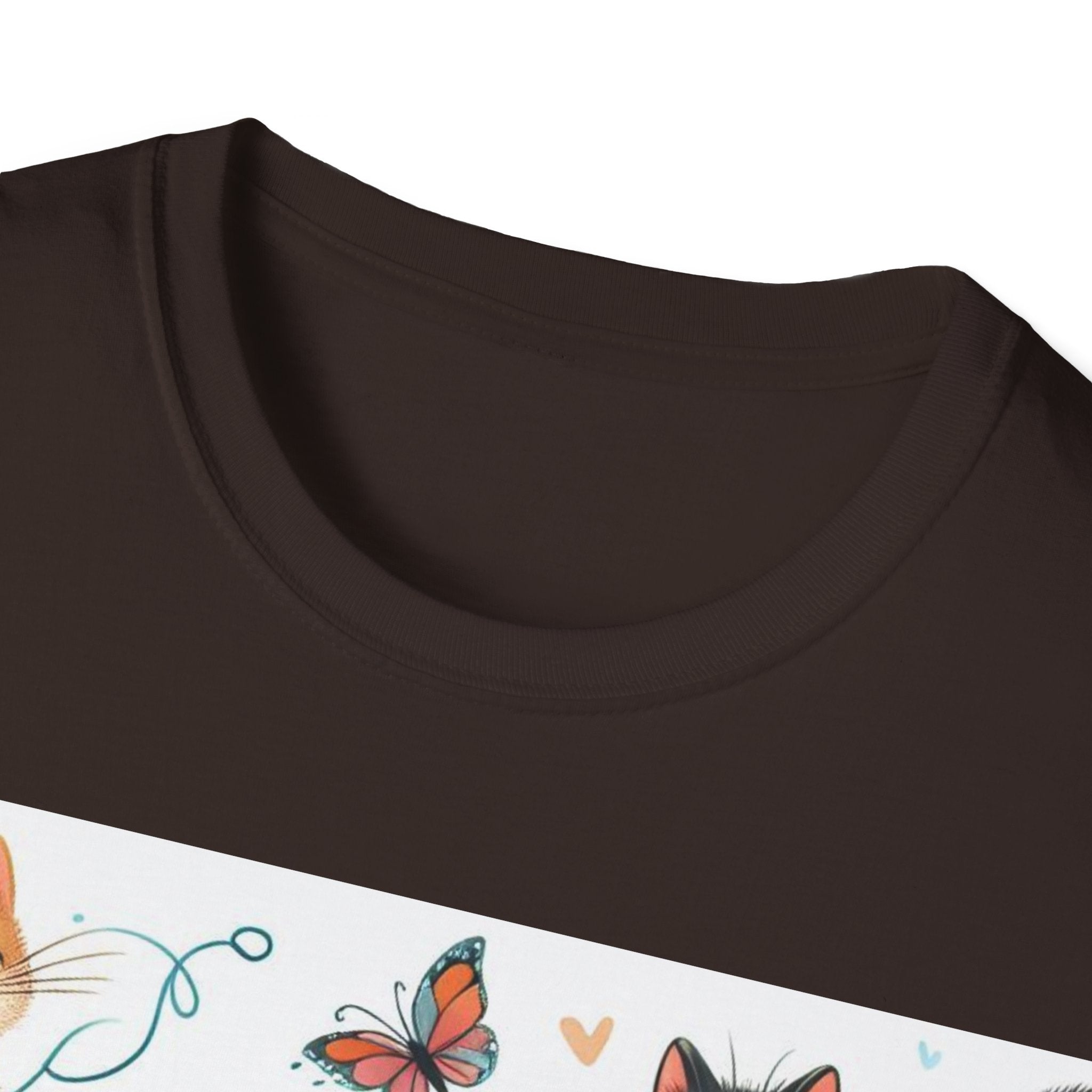 Purr-fect Comfort for Cat Lovers: Unisex Soft-Style T-Shirt