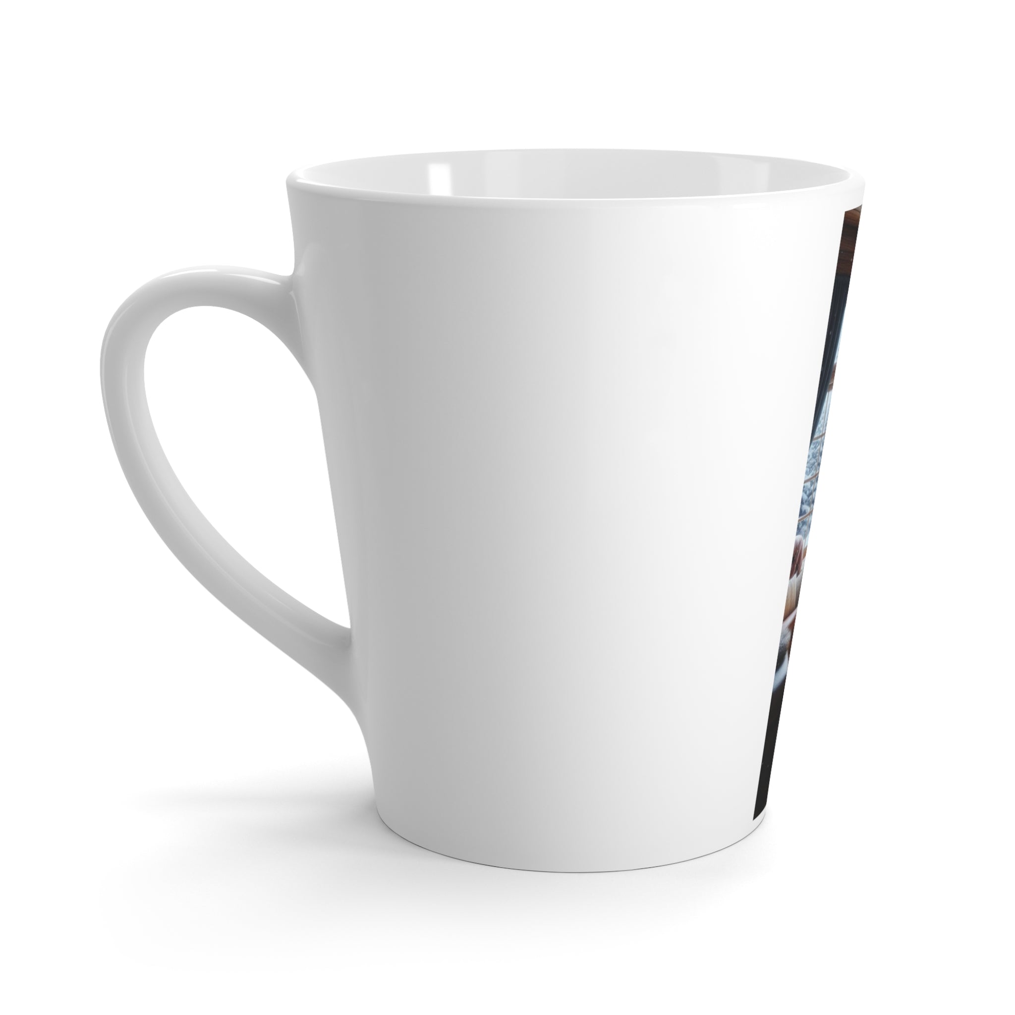 Log Cabin Latte Mug