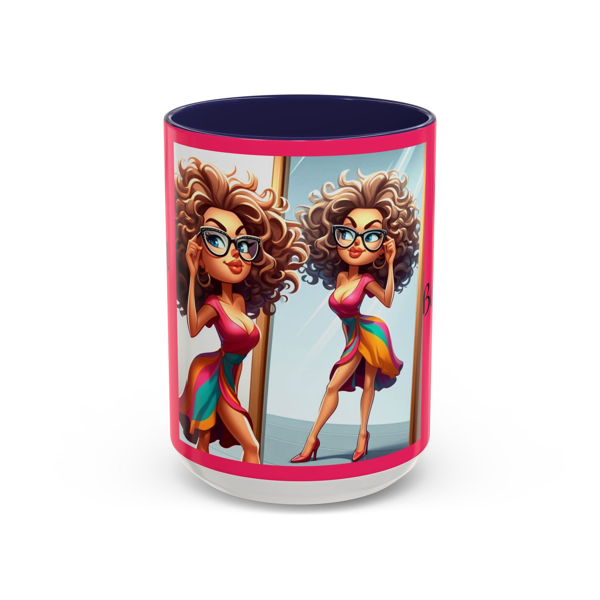 "I Am Beautiful" Accent Coffee Mug (11, 15oz)