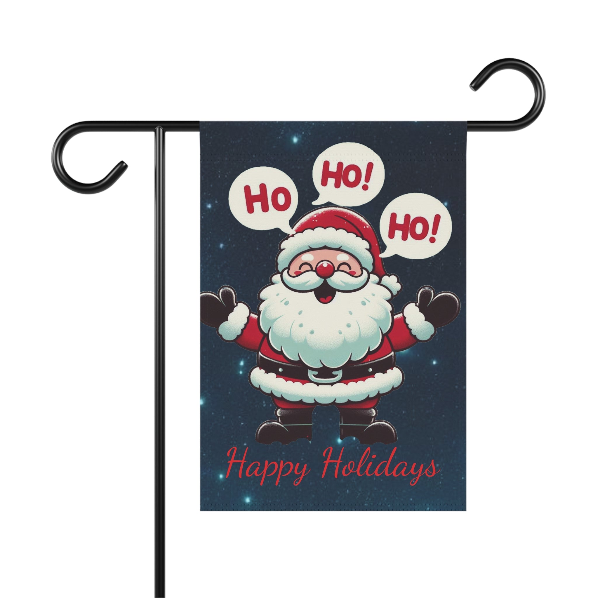 Santa Garden & House Banner