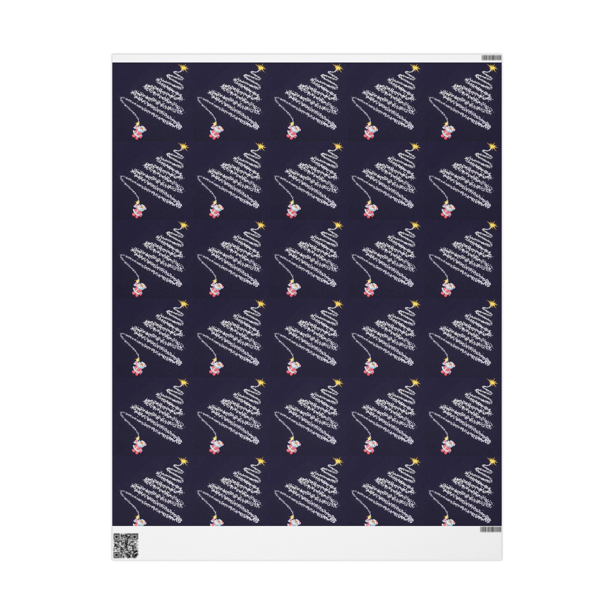 Firework Christmas Tree Wrapping Paper