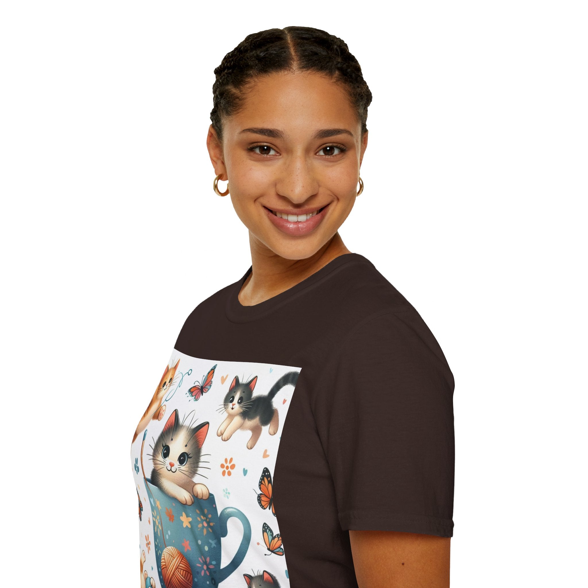 Purr-fect Comfort for Cat Lovers: Unisex Soft-Style T-Shirt