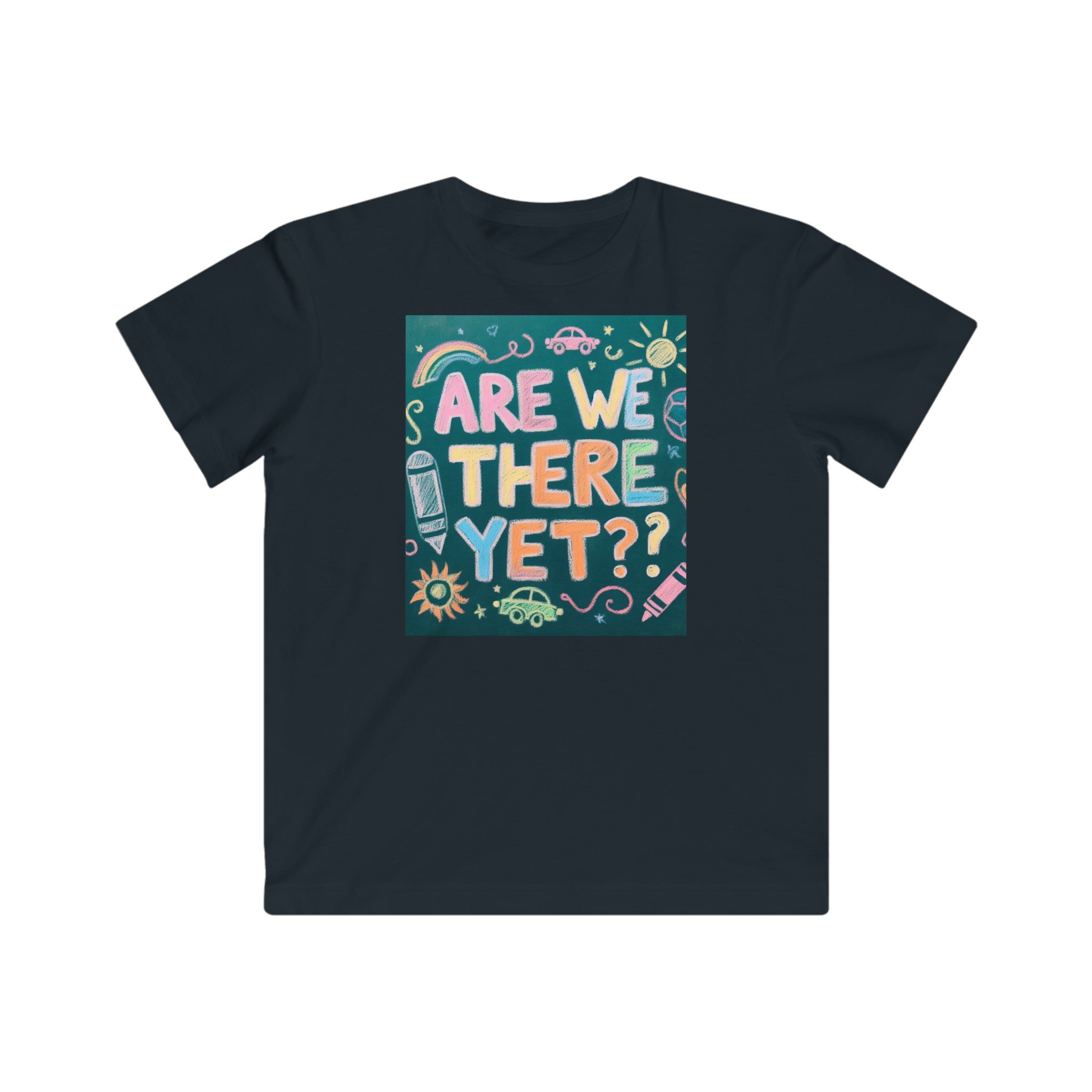 “Are We There Yet?” Kids Fine Jersey Tee