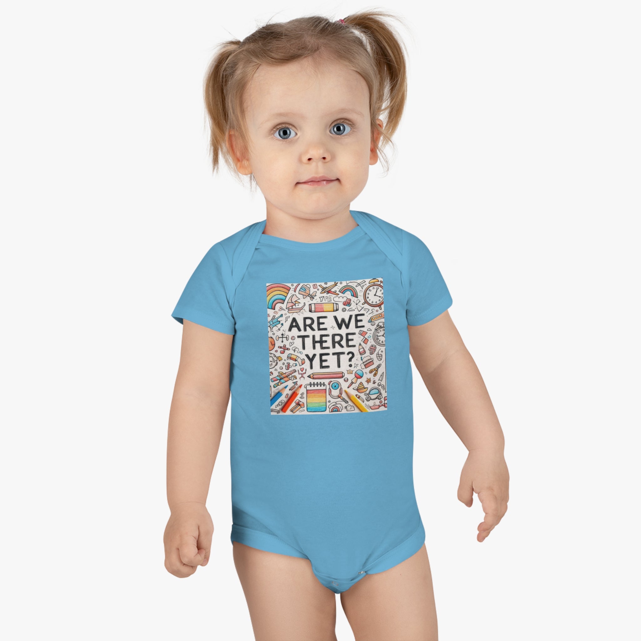 “Are We There Yet?” Baby Short Sleeve Onesie®