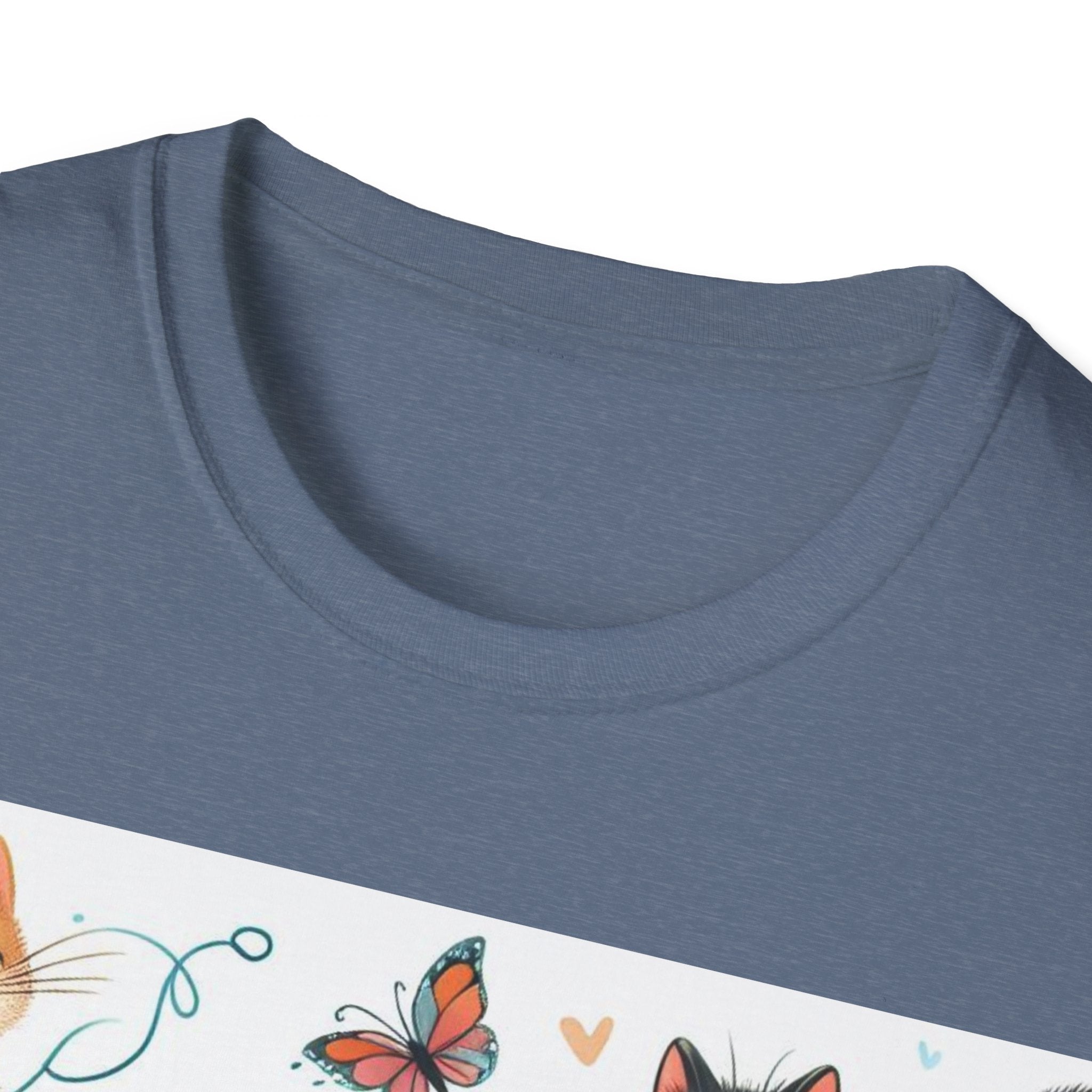 Purr-fect Comfort for Cat Lovers: Unisex Soft-Style T-Shirt