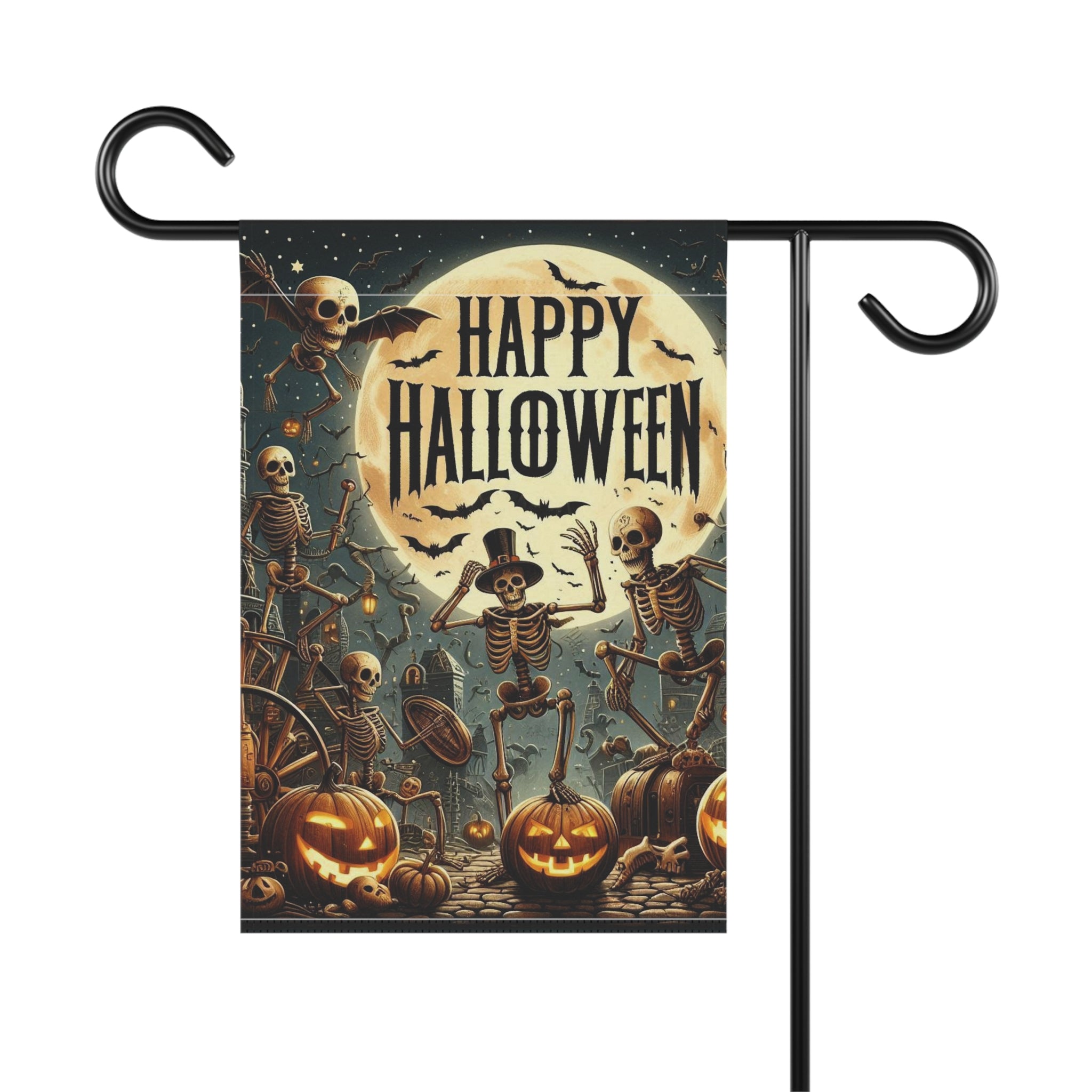 Spooky Halloween Garden & House Banner