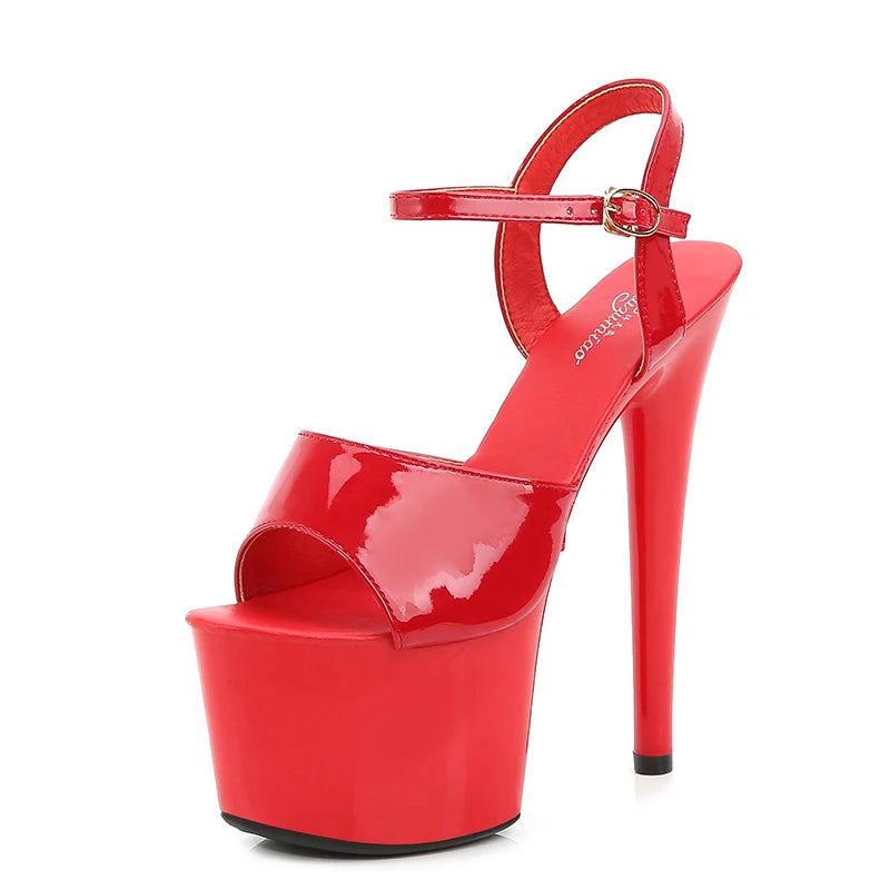 Modern Platform High Heels – 6.7" Stiletto Sandals for Pole Dance, Parties & Summer Fashion (US 4–10.5)