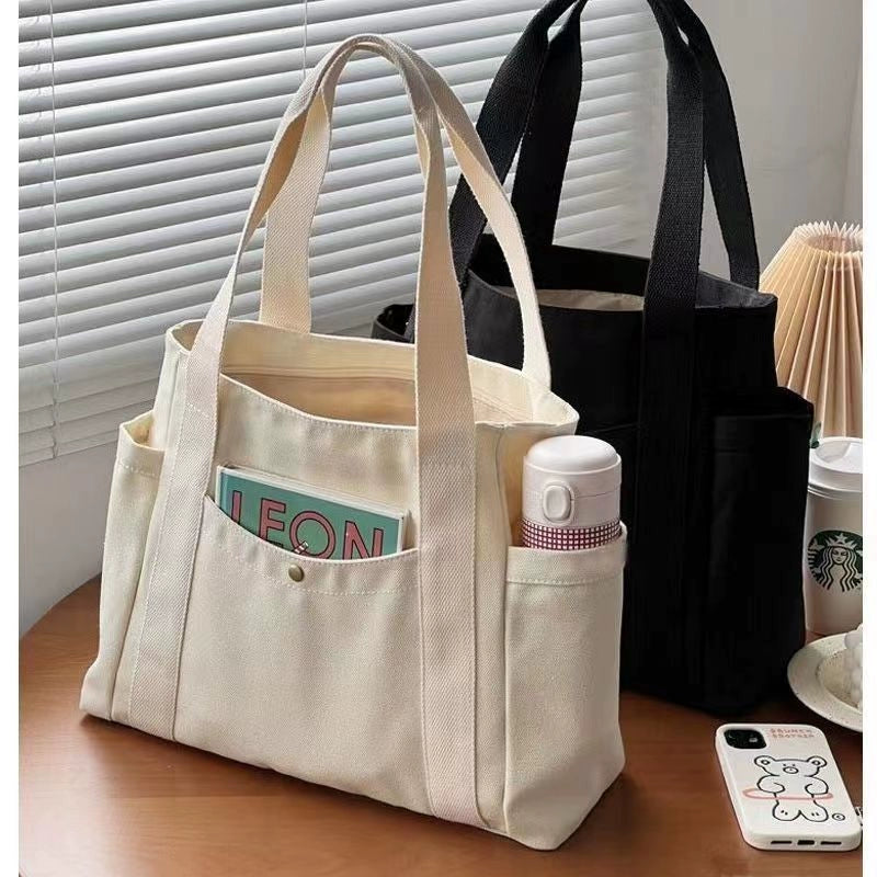 Artsy Student Book Canvas Bag