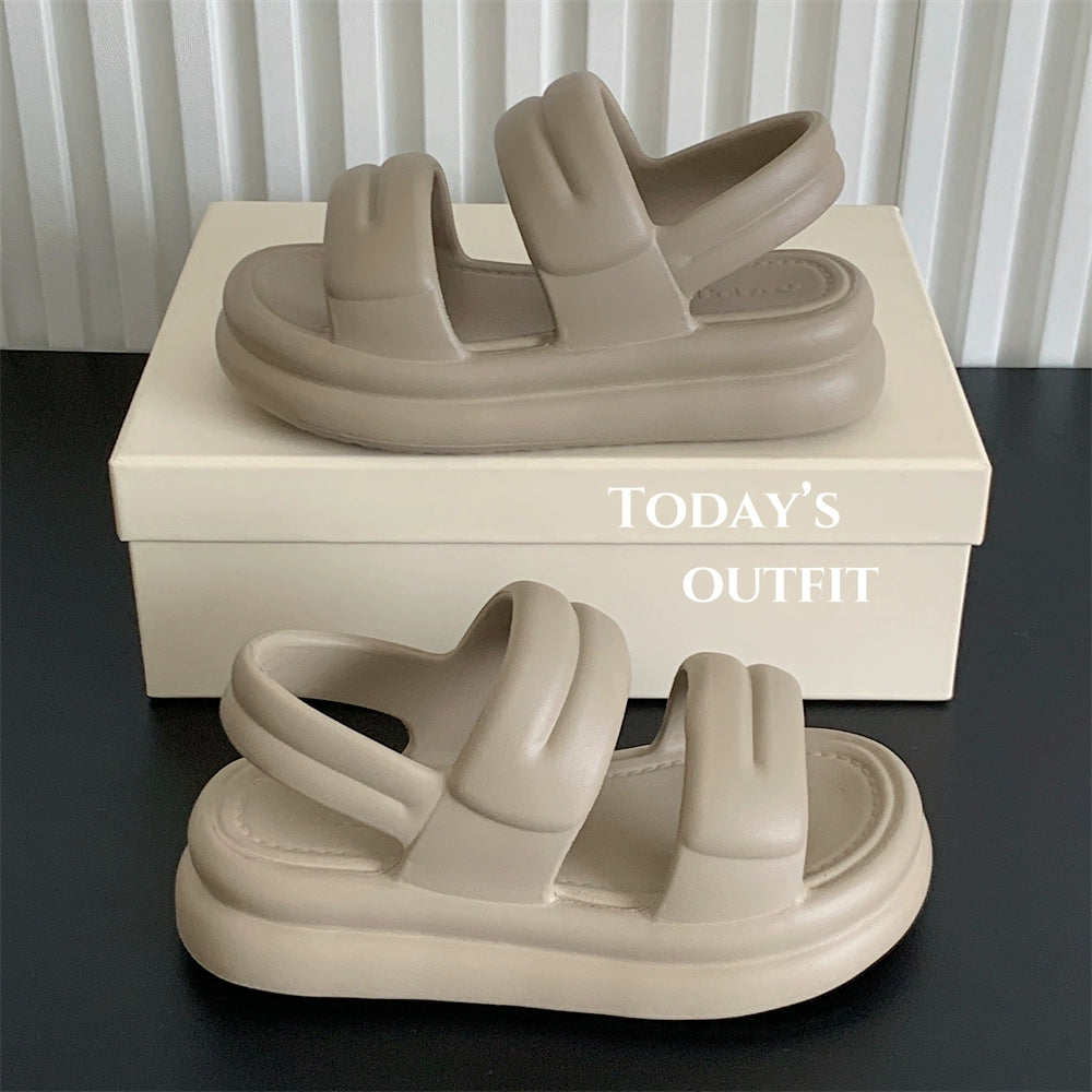 Thick Sole Women's Summer Slip-on Sandals