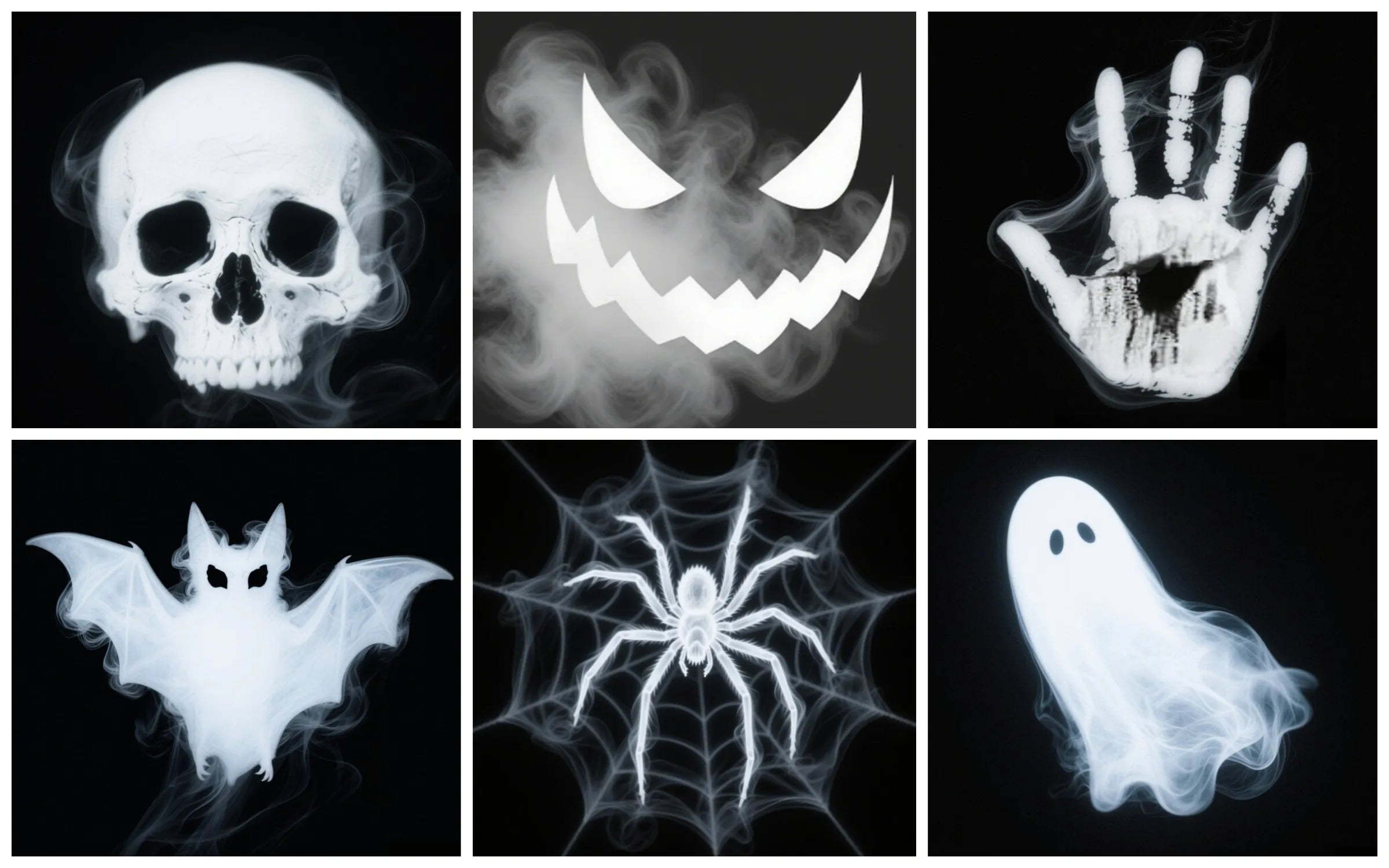 USB Halloween Ghost & Skull Projector Light | LED Switchable Pattern Night Lamp for Room, Ceiling & Window Décor