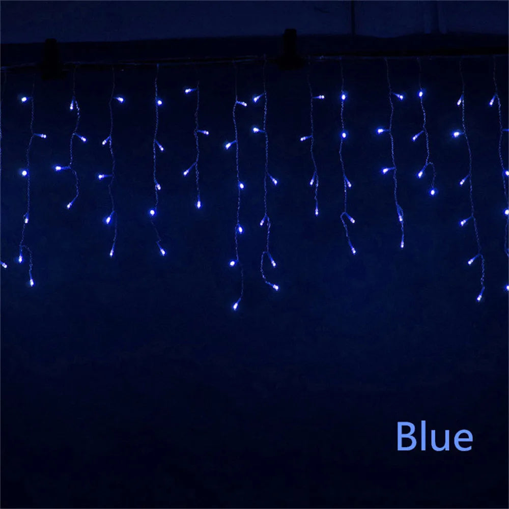 LED Waterfall Curtain String Lights