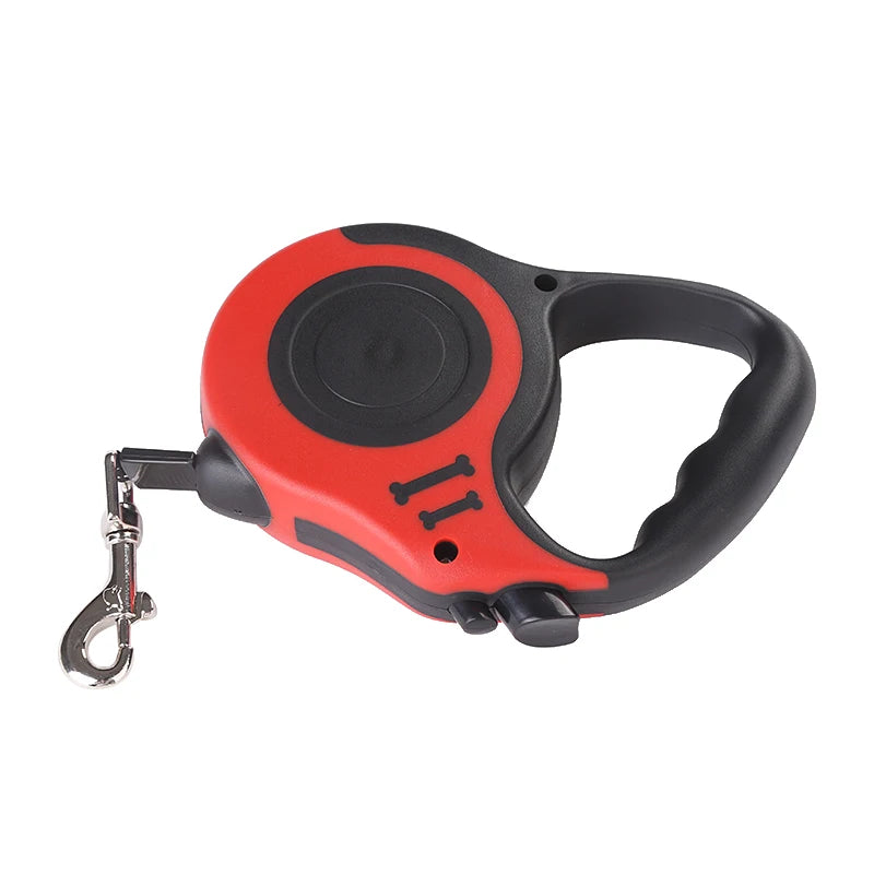 Retractable Dog Leash 3m/5m – Tangle‑Free Nylon Lead for Small & Medium Pets