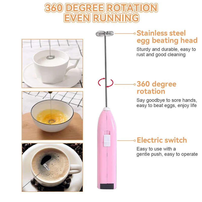 Mini Electric Whisk Foamer Blender - OLM Store