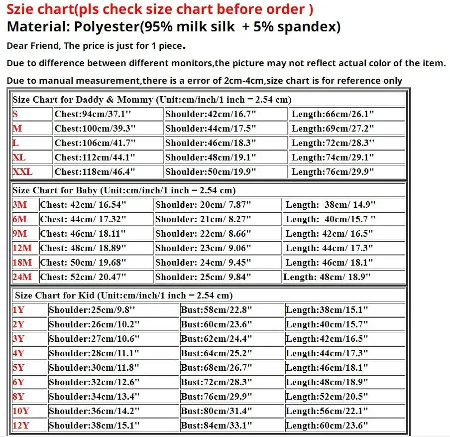 Hello 2025 Print Family Matching Clothes