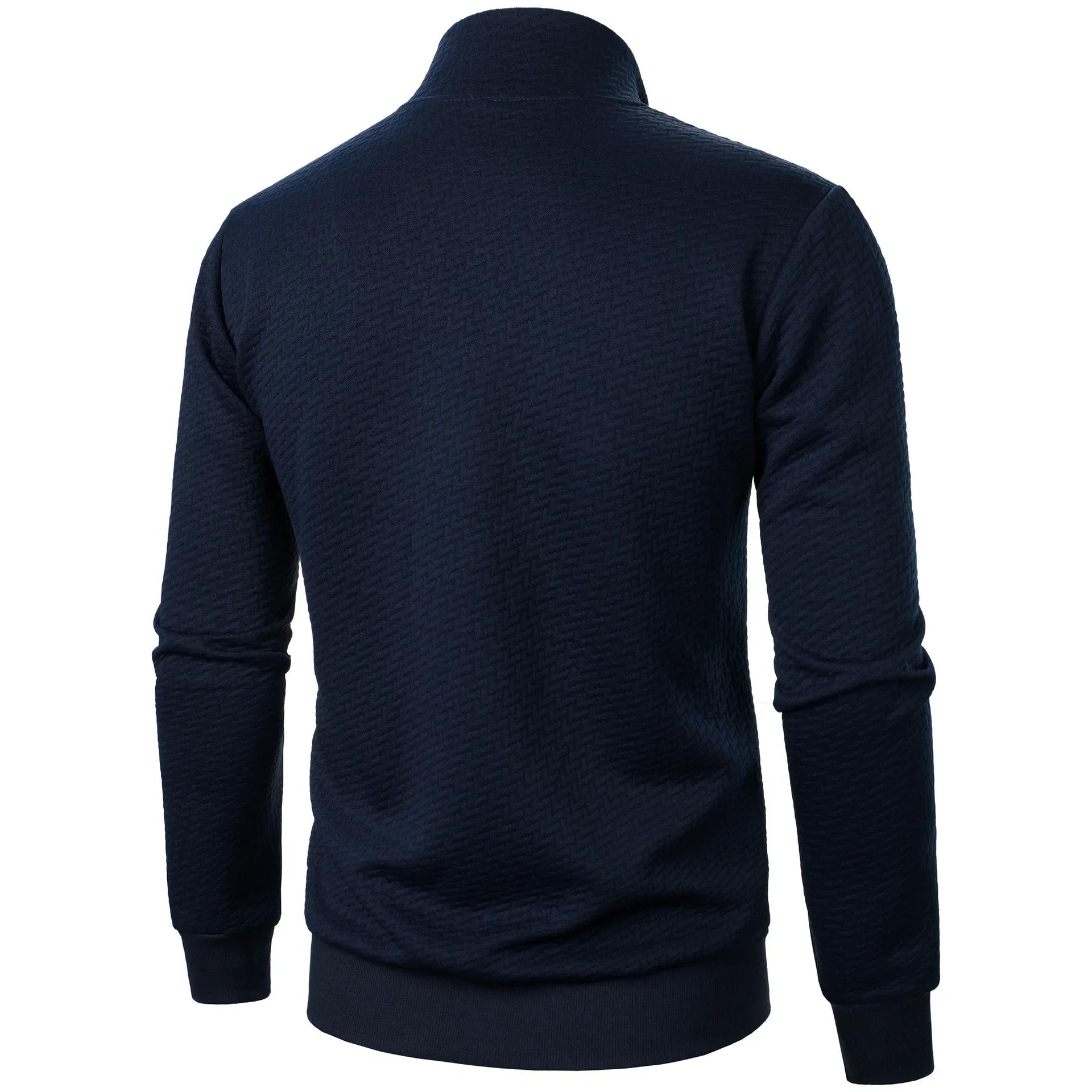 Men’s Zipper Cardigan Stand Collar Jacket