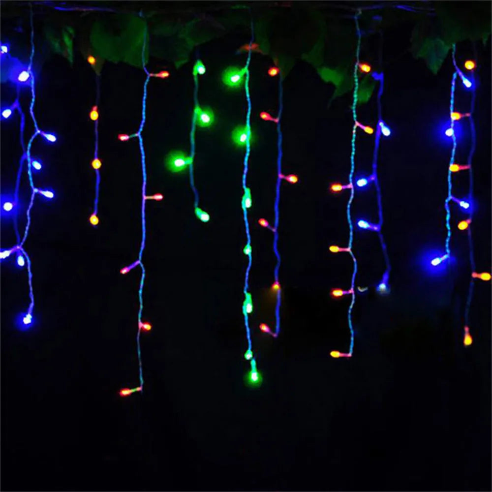 LED Waterfall Curtain String Lights