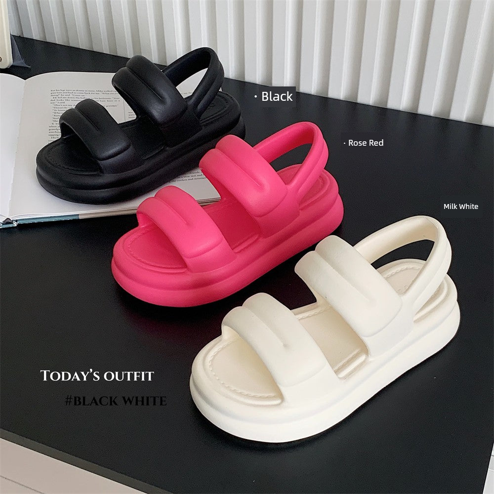 Thick Sole Women's Summer Slip-on Sandals