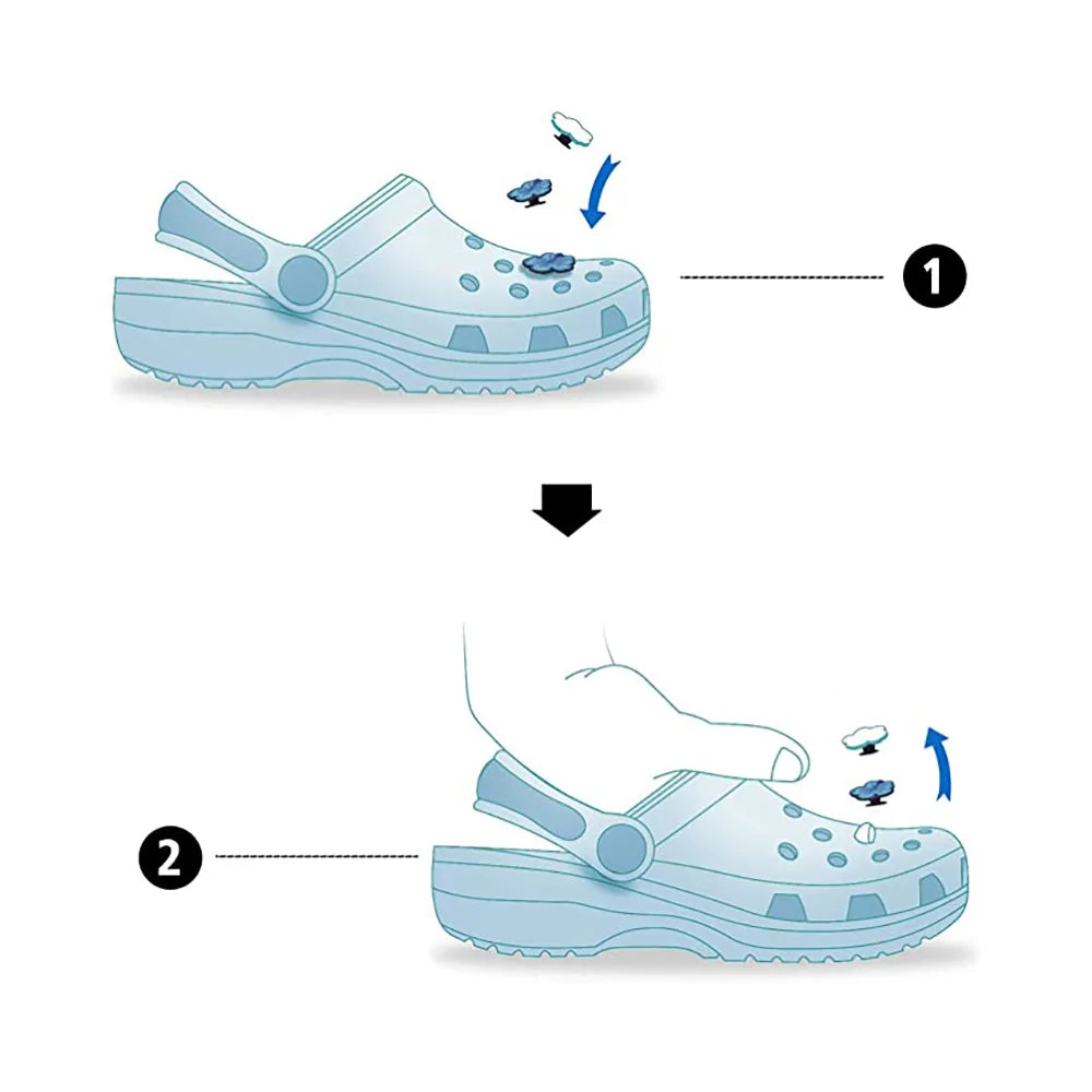 18pcs Halloween Cat Shoe Charms | PVC Decorations for Clogs, Bubble Slides & Bogg Bags