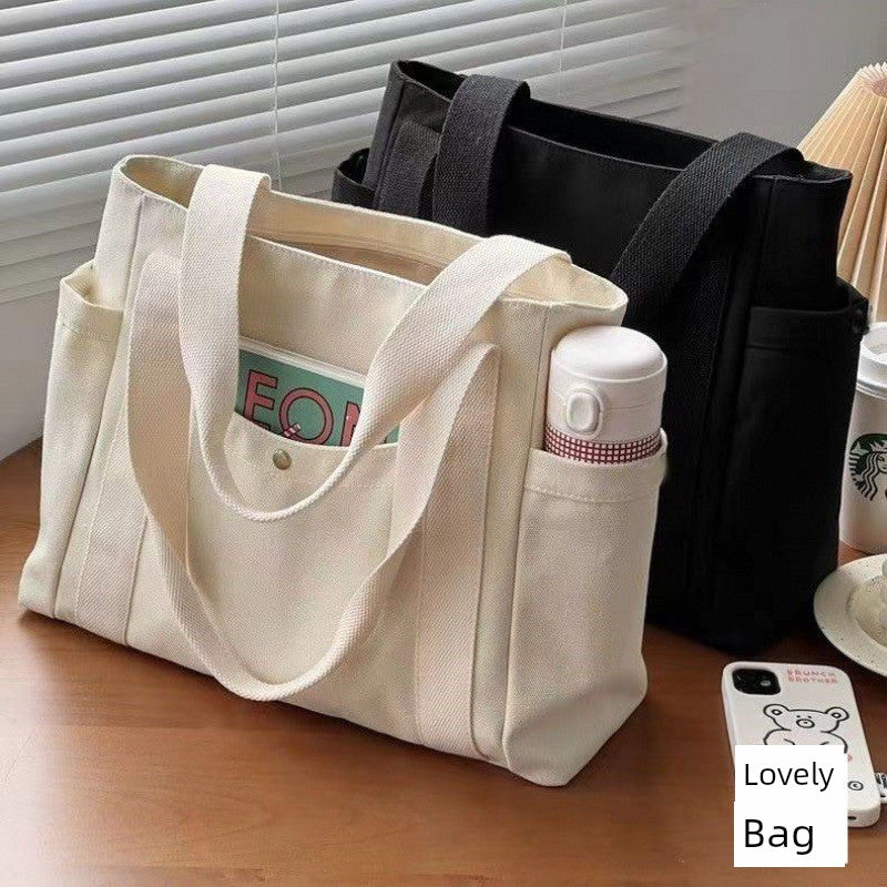 Artsy Student Book Canvas Bag