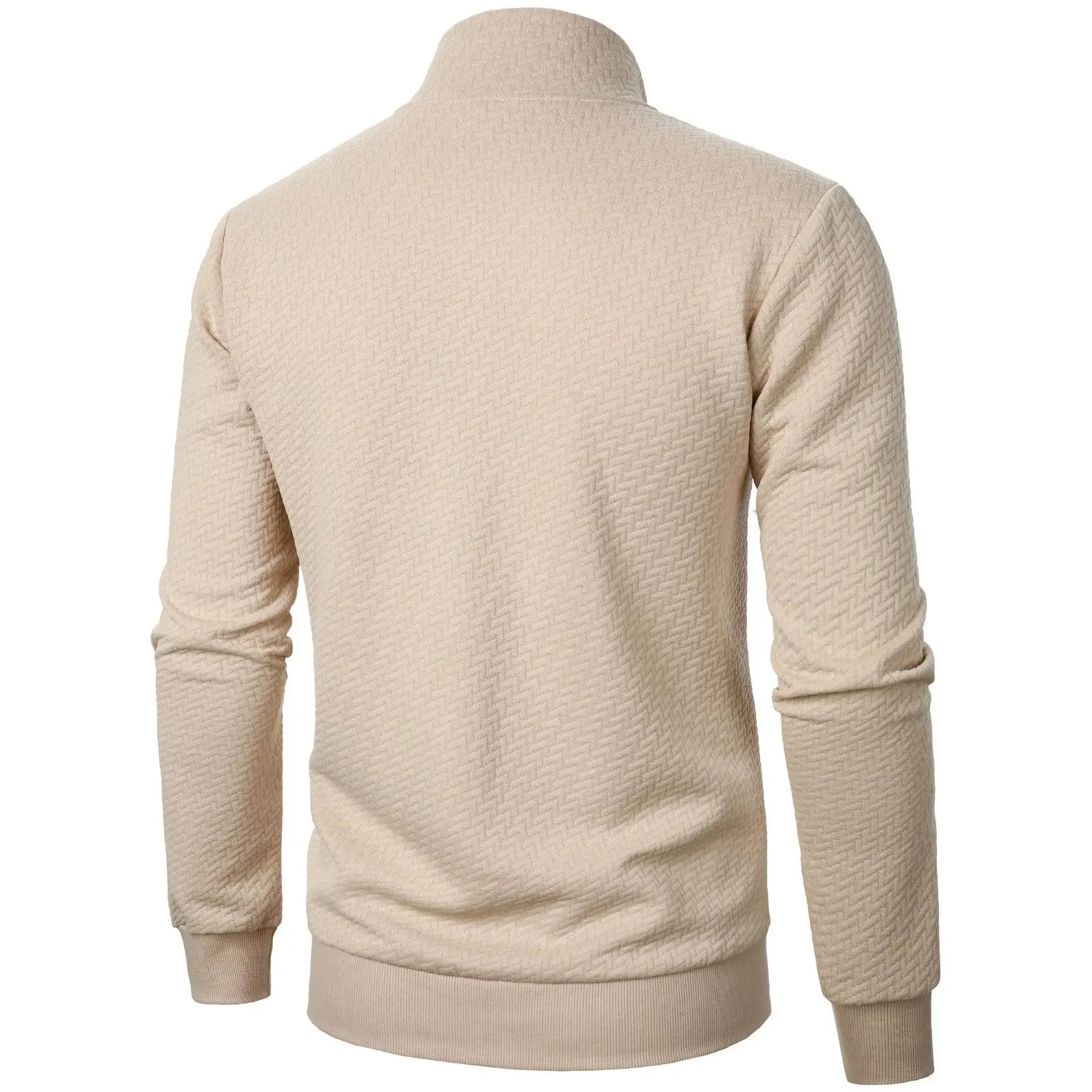 Men’s Zipper Cardigan Stand Collar Jacket
