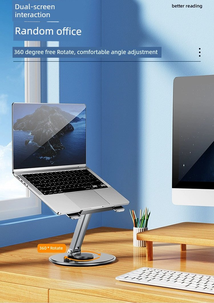 360-Degree Rotate Notebook Riser