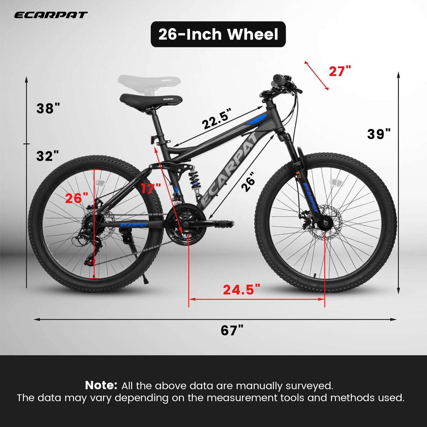 Dual Full Suspension Mountain Bike
