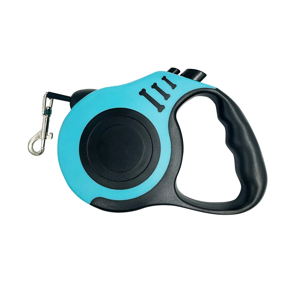 Retractable Dog Leash 3m/5m – Tangle‑Free Nylon Lead for Small & Medium Pets