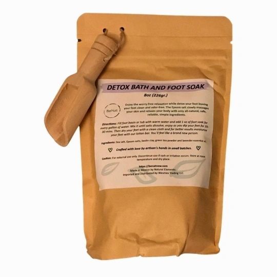 All‑Natural Detox Foot Soak – Handcrafted Bath Salts for Relaxation & Odor Relief