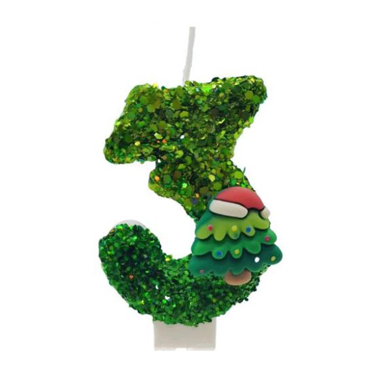 Festive Birthday Cake Number Candles