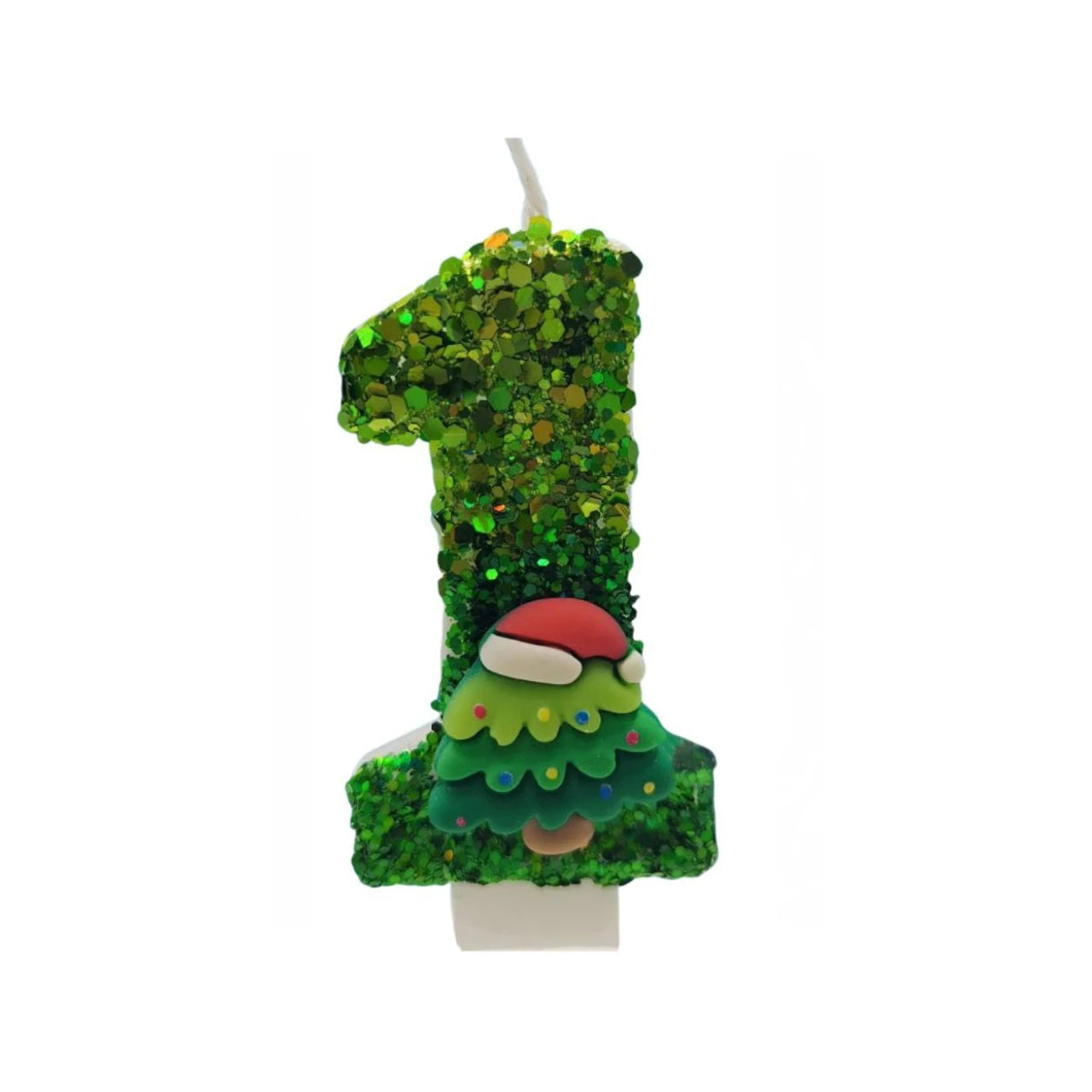 Festive Birthday Cake Number Candles