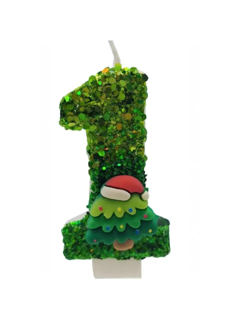 Festive Birthday Cake Number Candles