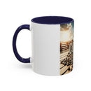 Coffee Beans Accent Coffee Mug (11, 15oz)
