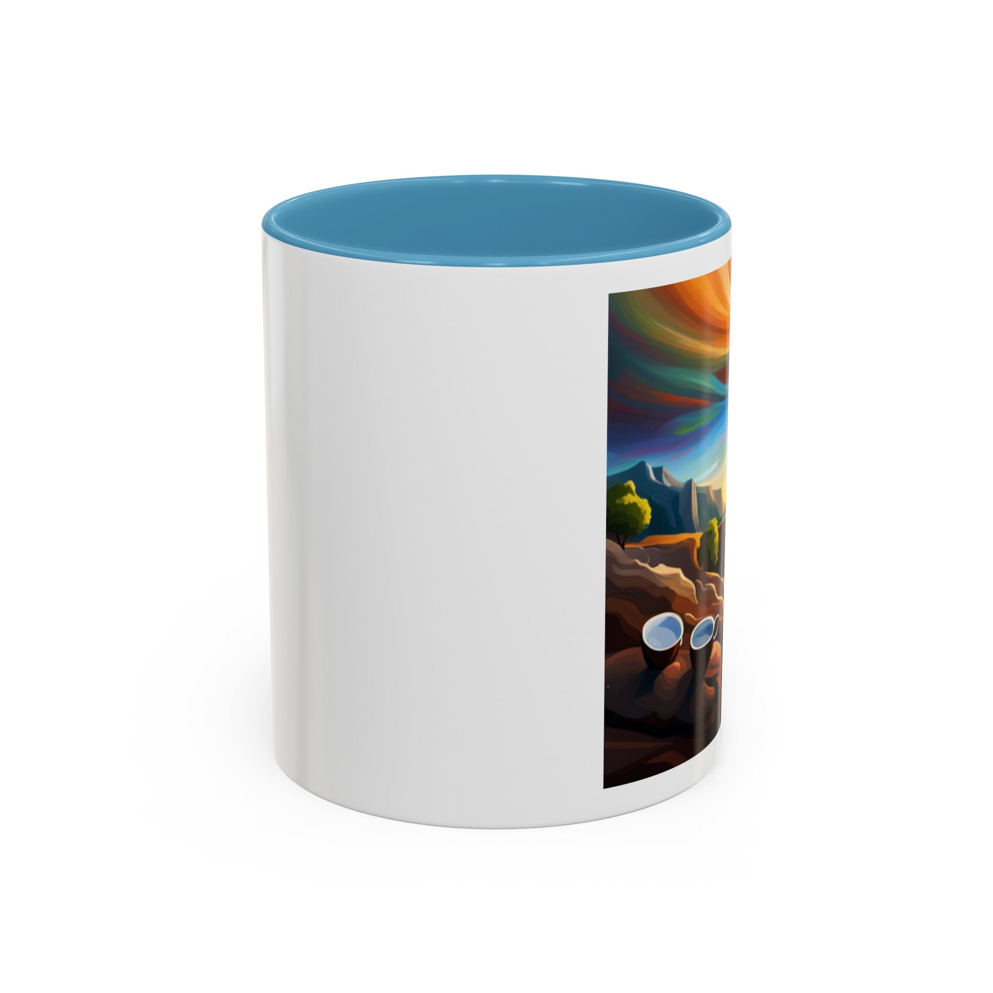 "Earth, Wind, and Fire" Accent Coffee Mug (11, 15oz)