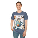 Purr-fect Comfort for Cat Lovers: Unisex Soft-Style T-Shirt